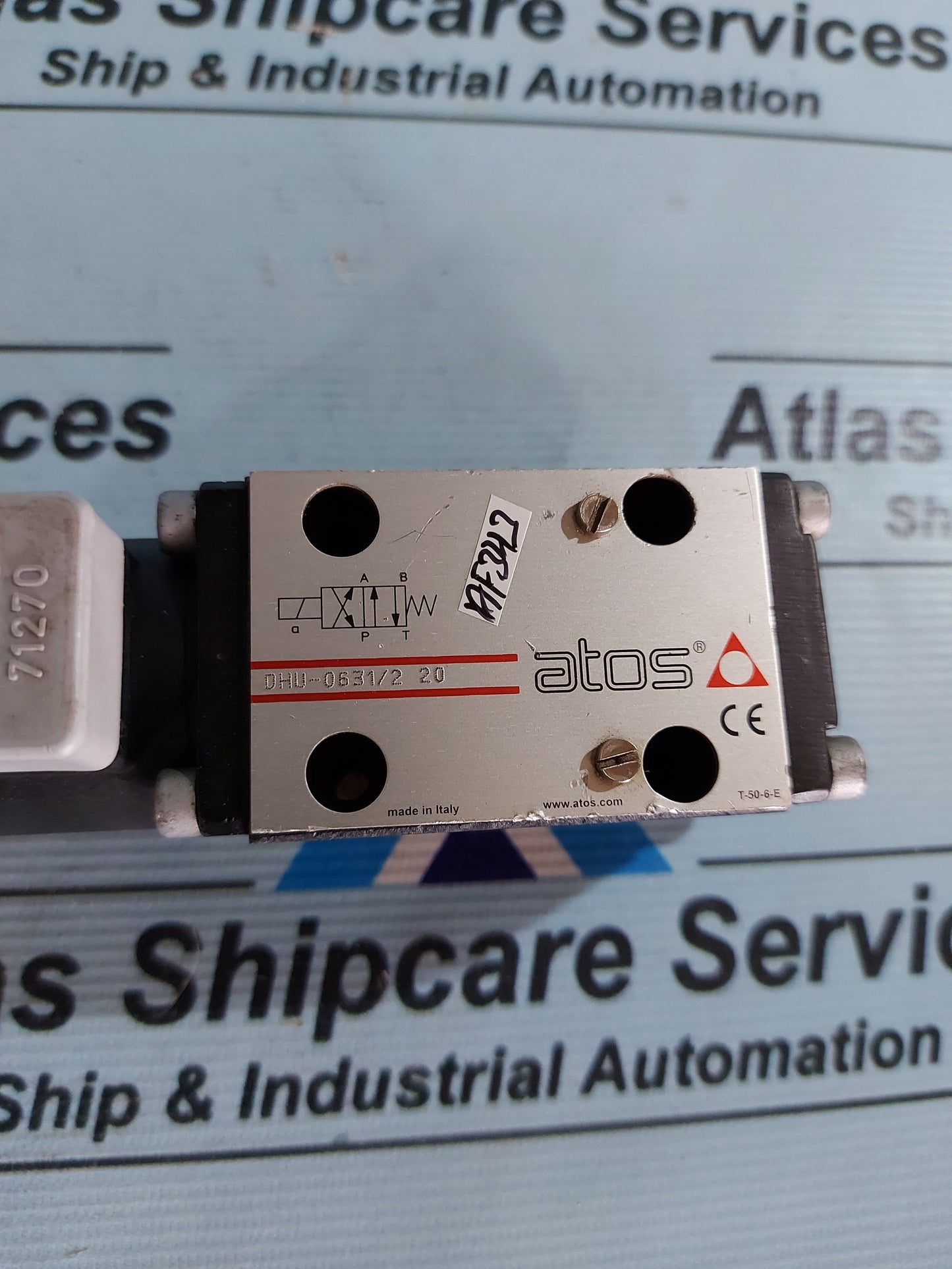 ATOS DHU-0631/2 20 SOLENOID OPERATED DIRECTIONAL VALVE