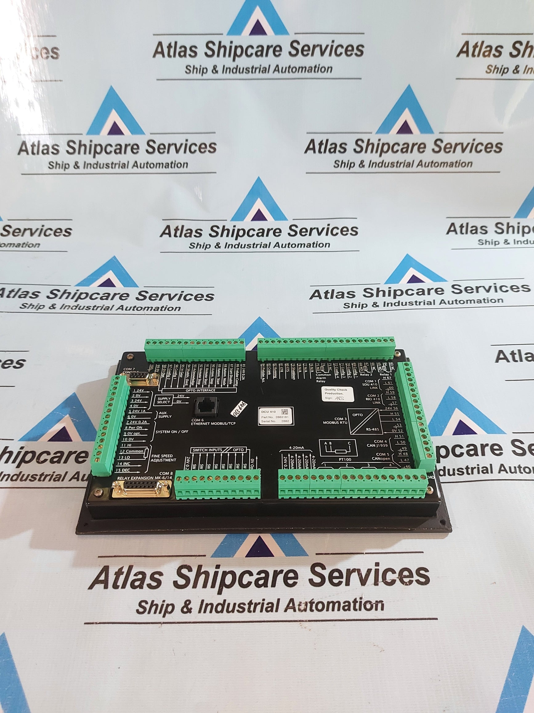 AUTO MASKIN DCU 410 CUMMINS ENGINE CONTROLLER – Atlas Shipcare Services
