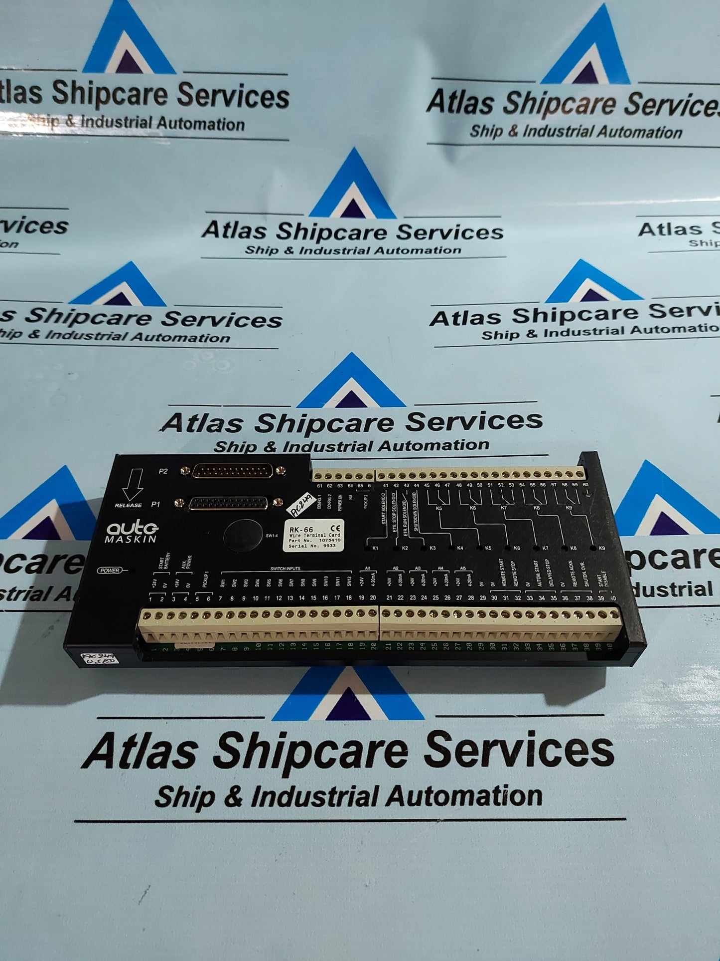 AUTO MASKIN RK-66 WIRE TERMINAL CARD