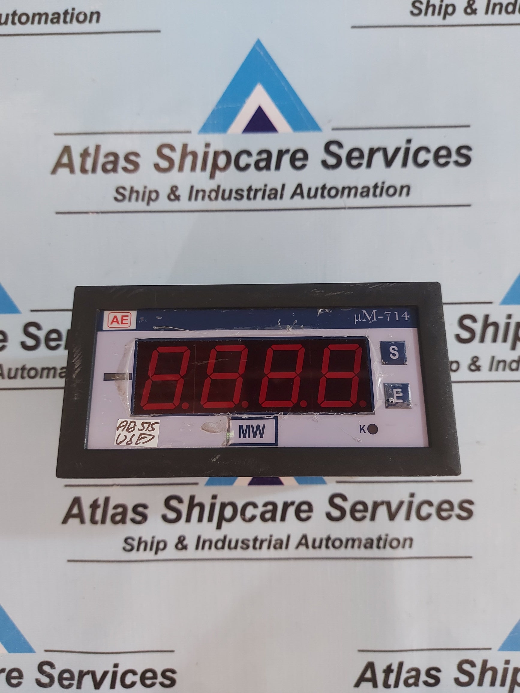 AUTOMATIC ELECTRIC DIGITAL POWER METER -180-0-180Mw