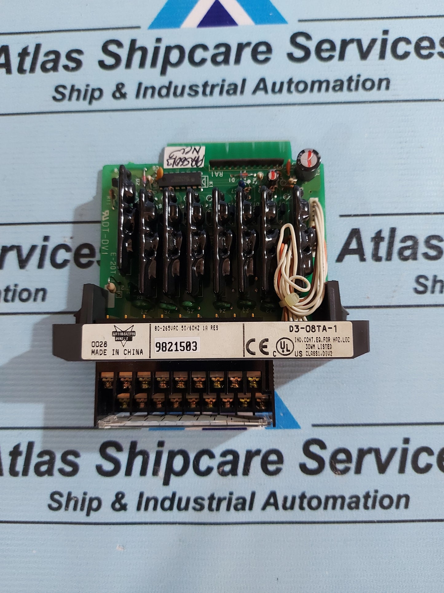 AUTOMATION DIRECT D3-08TA-1 OUTPUT MODULE 110-220VAC