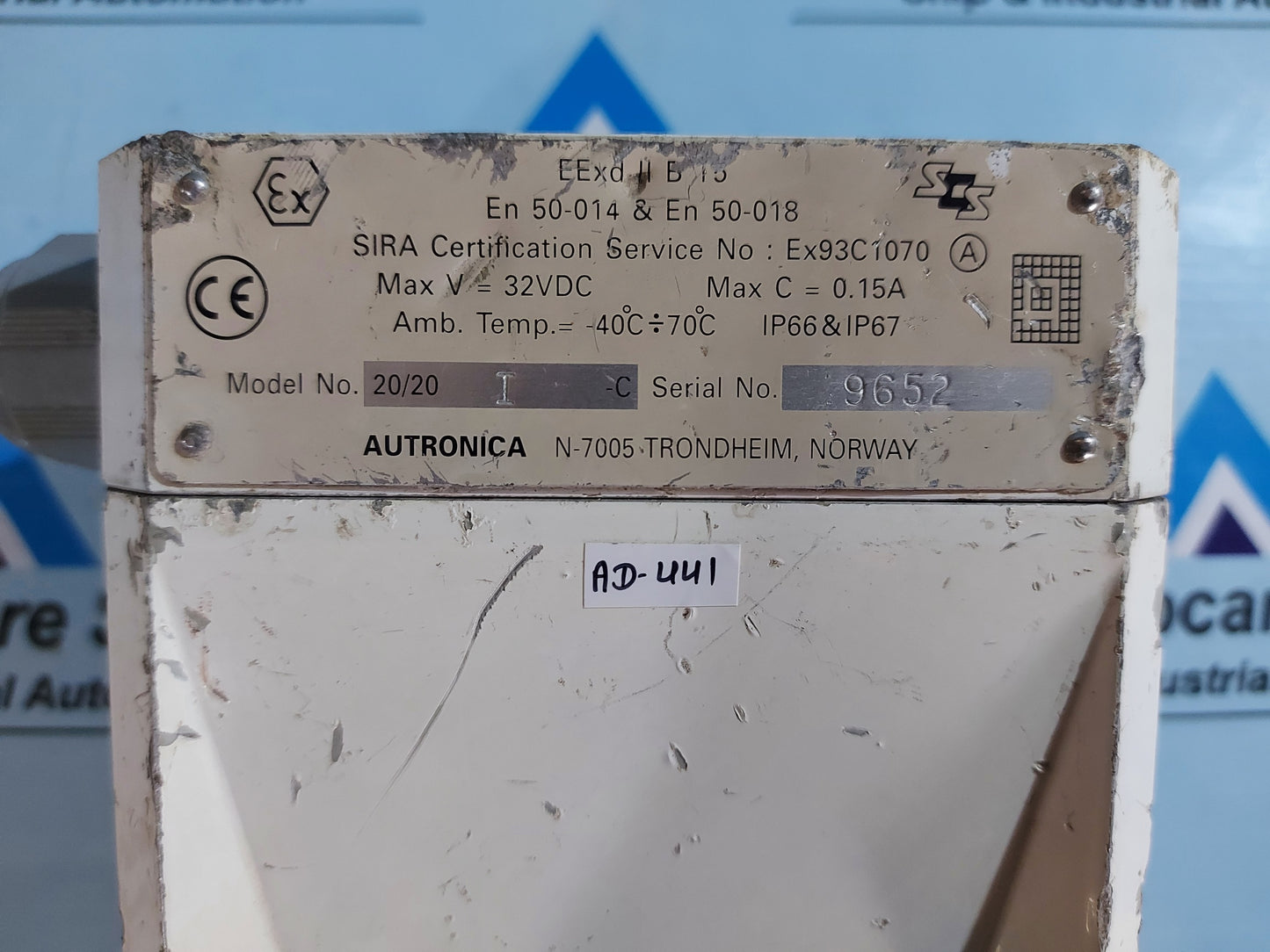 AUTRONICA 20/20 I-C AUTROFLAME FLAME DETECTOR