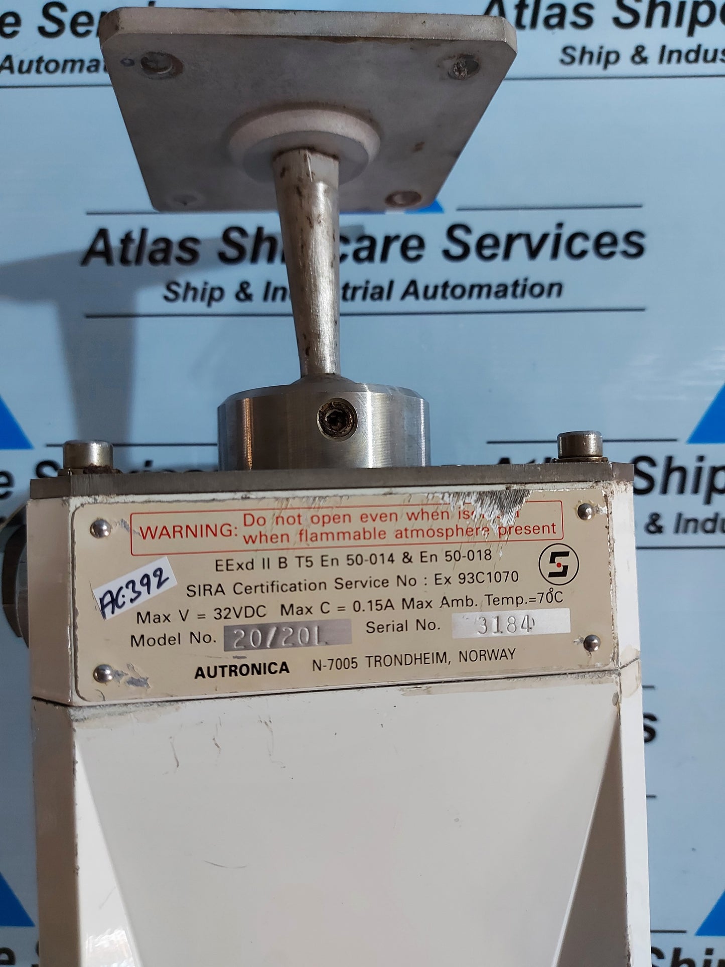 AUTRONICA 20/20L AUTROFLAME FLAME DETECTOR