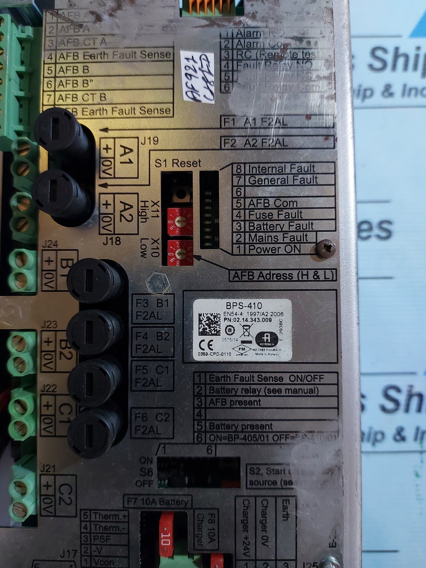 AUTRONICA BPS-410 POWER SUPPLY UNIT 02.14.343.009