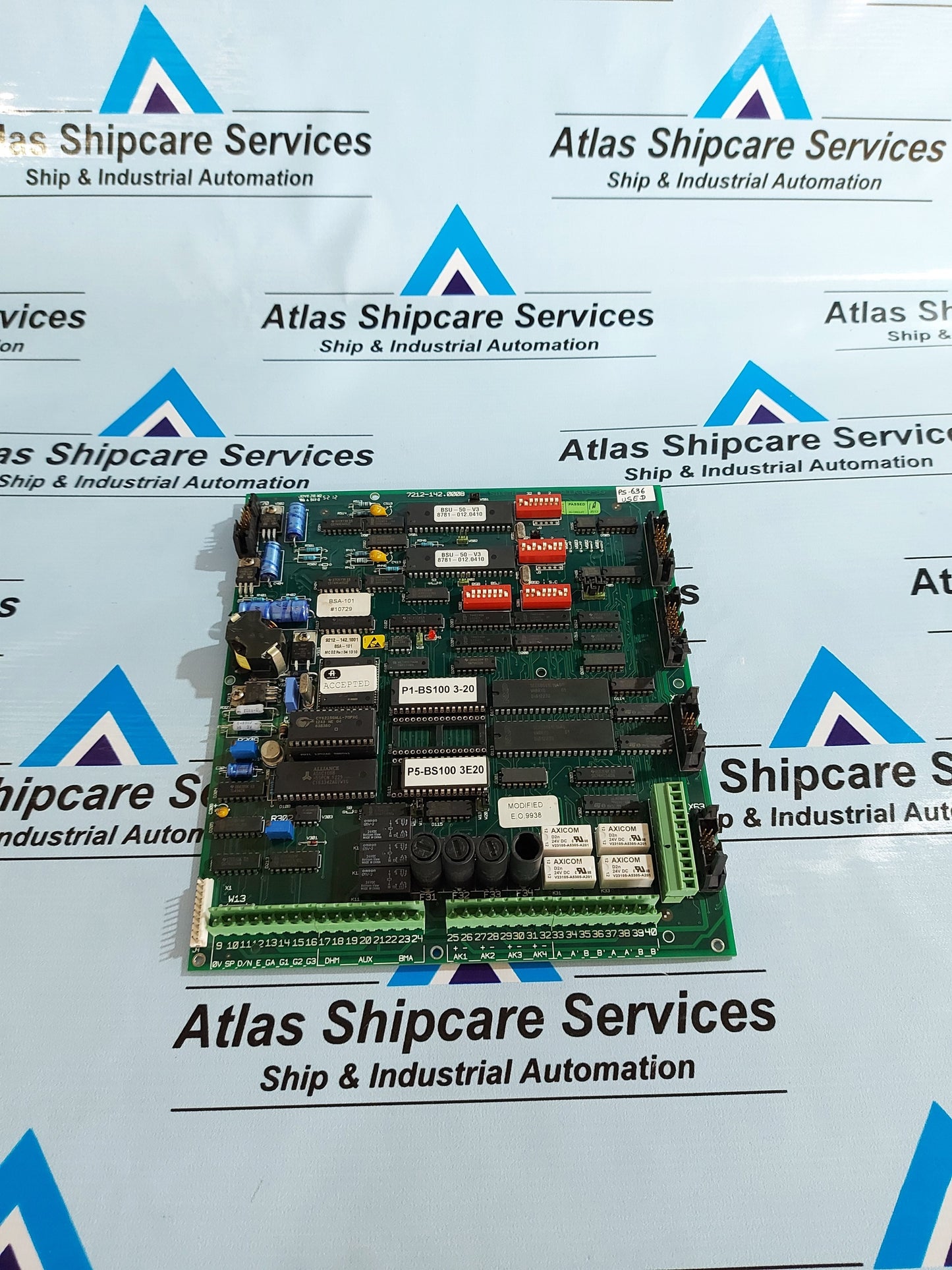 AUTRONICA BSA-101 PROCESSOR BOARD 7212-142.0008