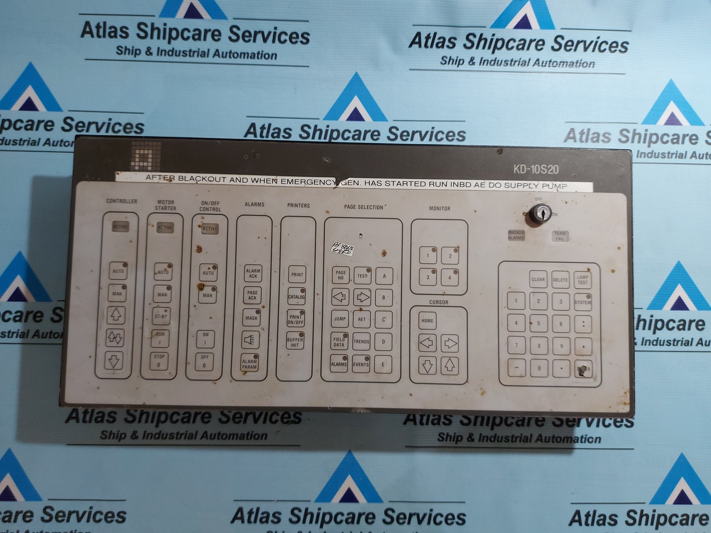 Operator Keyborad AUTRONICA KD-10S20 OPERATOR KEYBOARD – Atlas Shipcare Services
