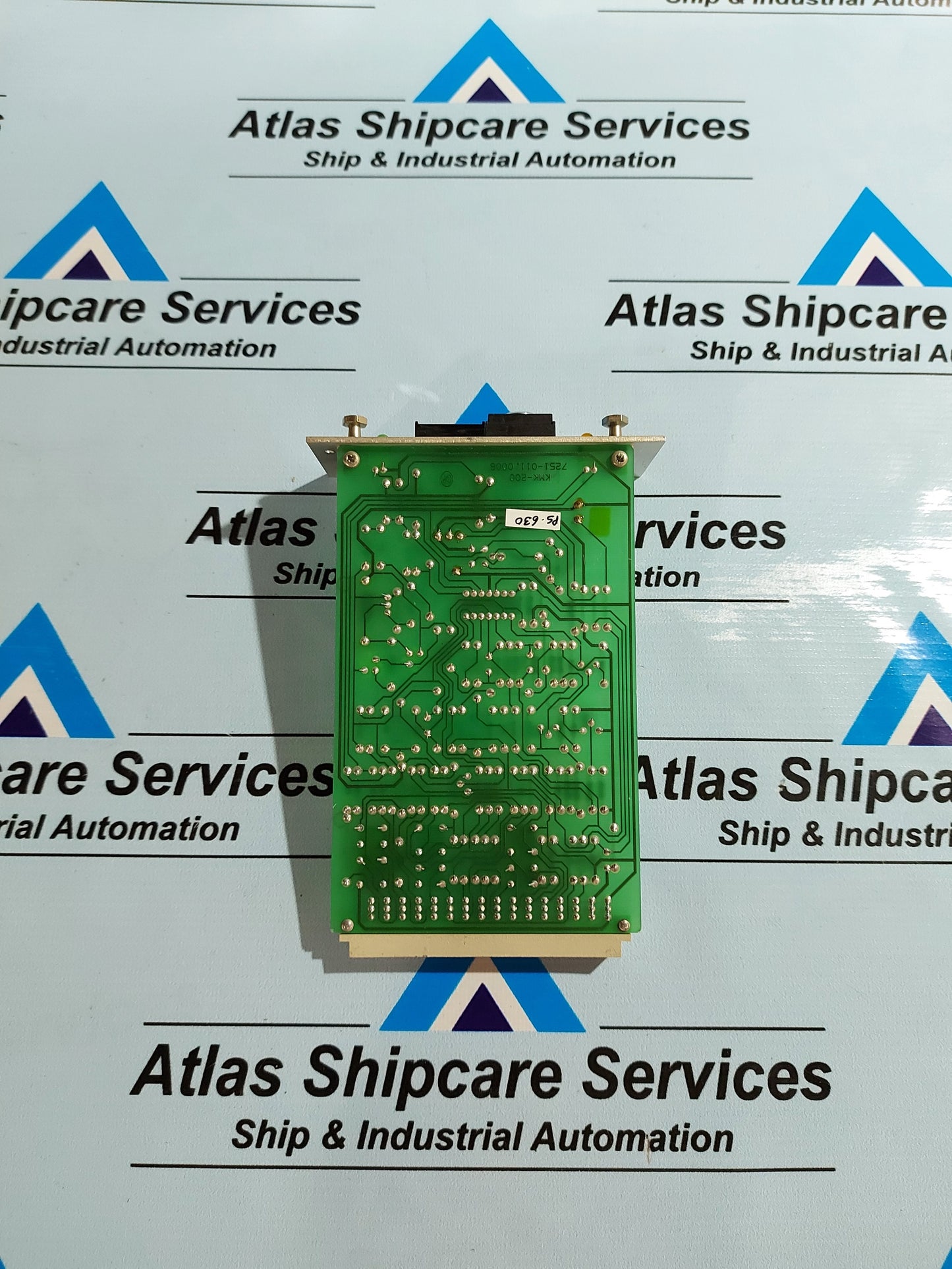 AUTRONICA KMK-200 7251-011.0006 ALARM COMMON CONTROL PCB PANEL CIRCUIT BOARD