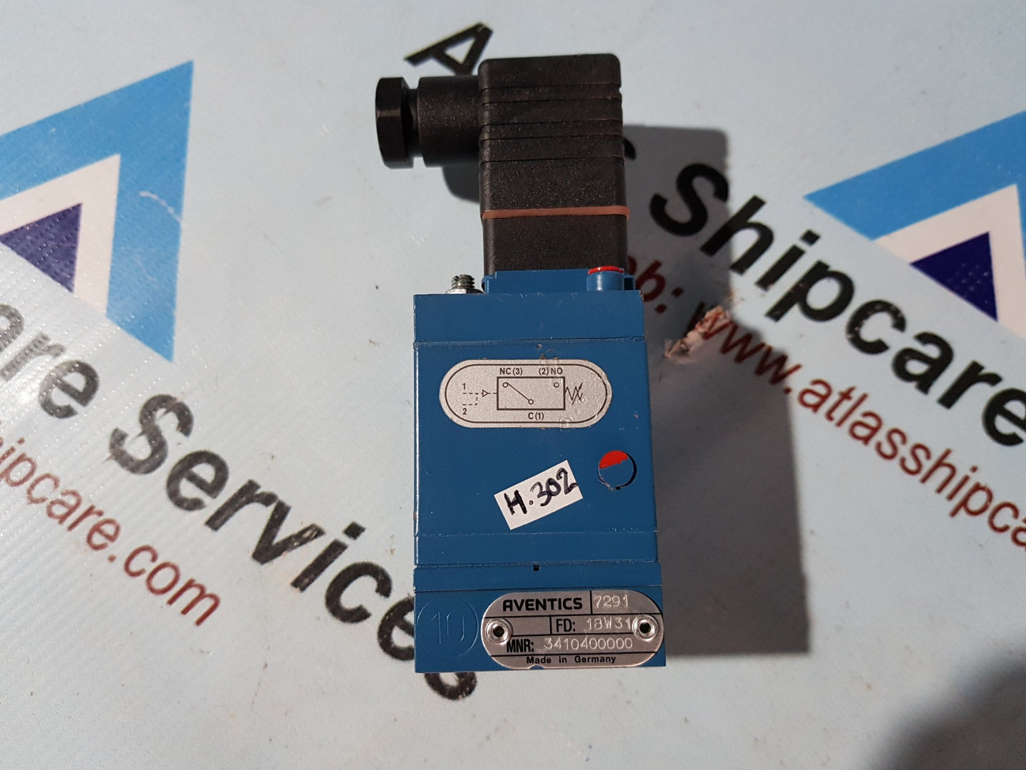 AVENTICS 3410400000 PNEUMATIC PRESSURE SWITCH H302