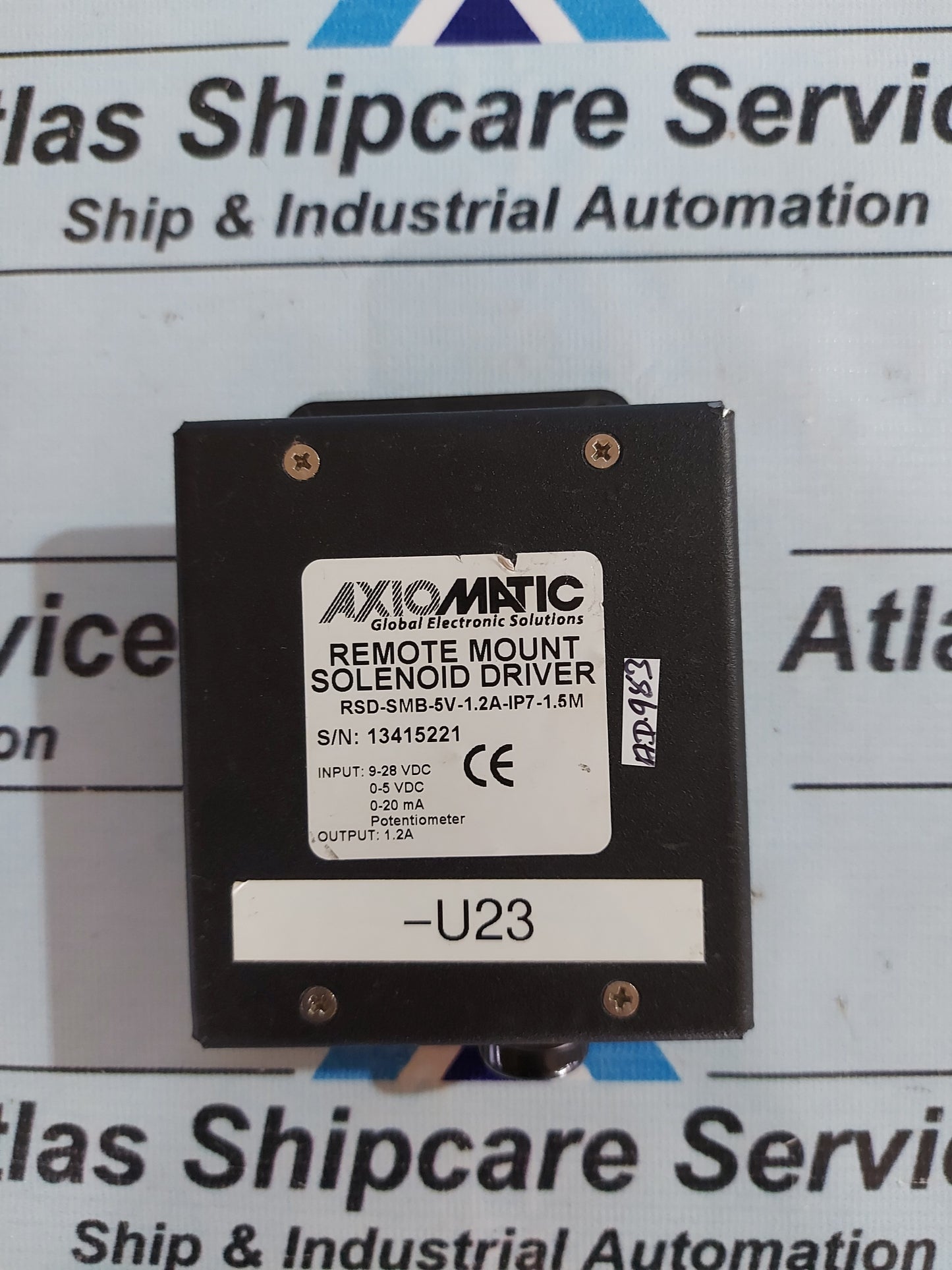 AXIOMATIC REMOTE MOUNT SOLENOID DRIVER RSD-SMB-5V-1.2A-IP57-1.5M