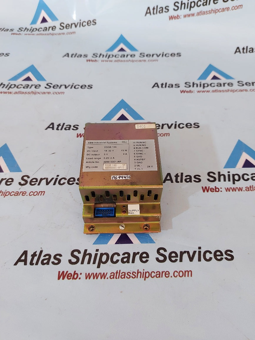 Abb DSSB 146 4898 0001-AP/2 Dc/Dc Converter