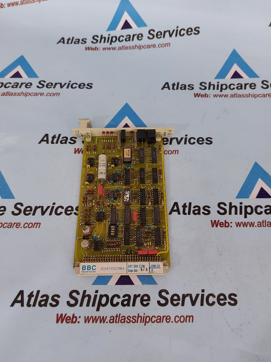 BBC GVT 360 5796 CMA 33 Pcb Card