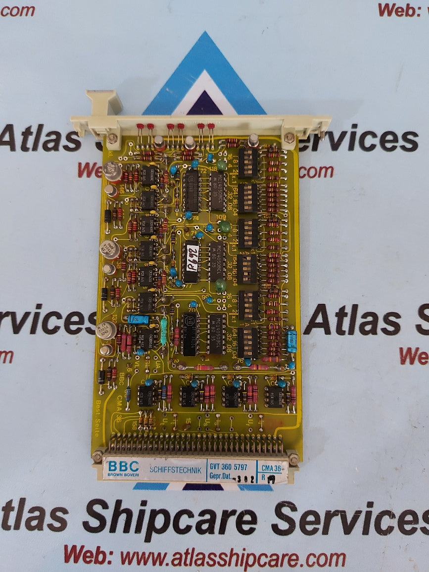 Abb GVT 360 5797 CMA 36 Pcb Card