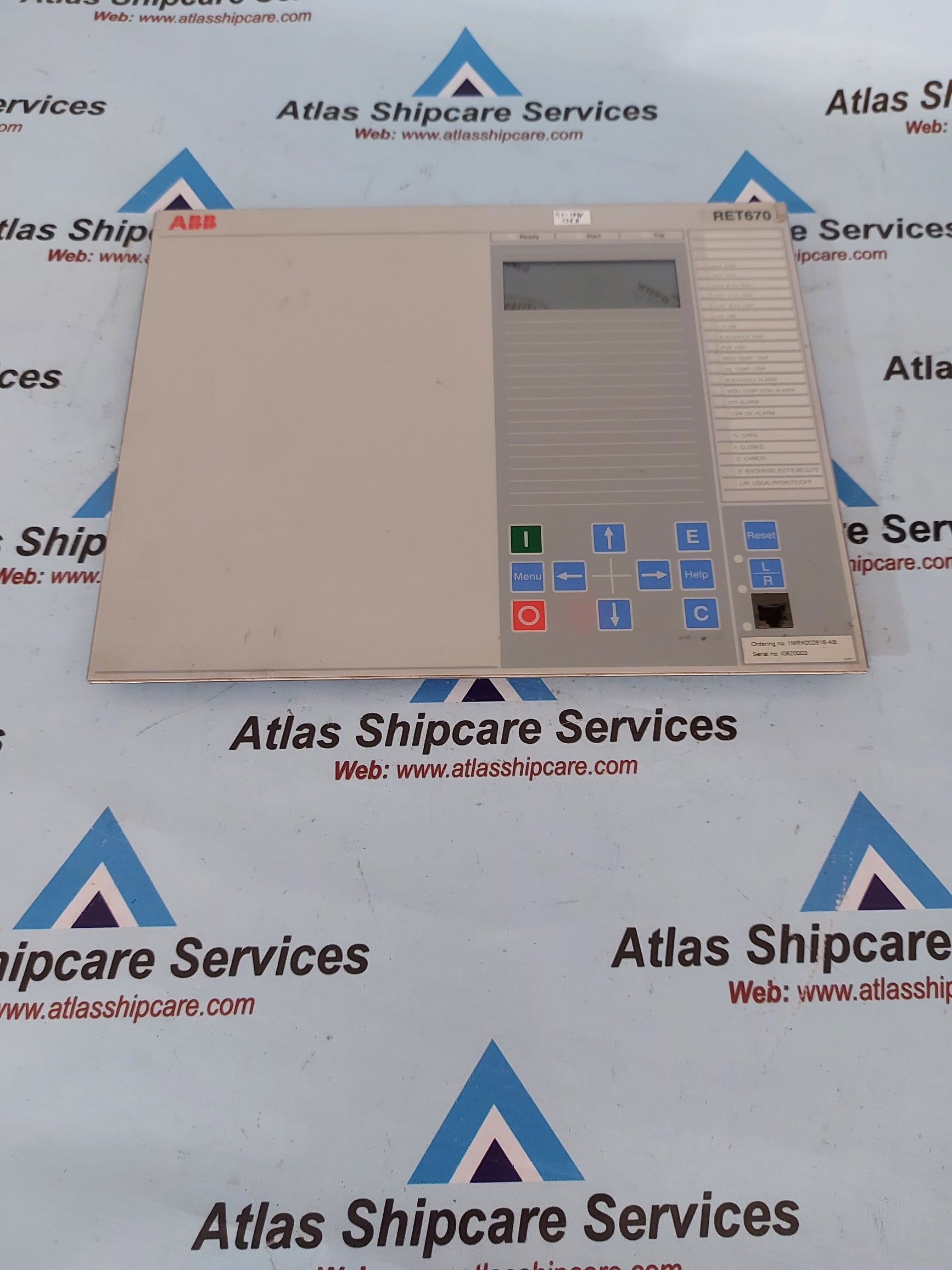 Abb RET670 Display 1MRK000008-PB