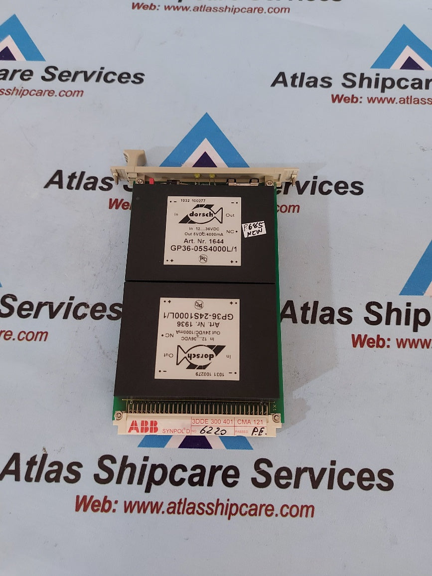 Abb Synpol D CMA 121 3DDE 300 401 Power Supply Card