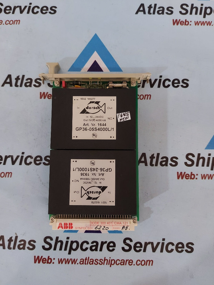 Abb Synpol D CMA 121 3DDE 300 401 Power Supply Card