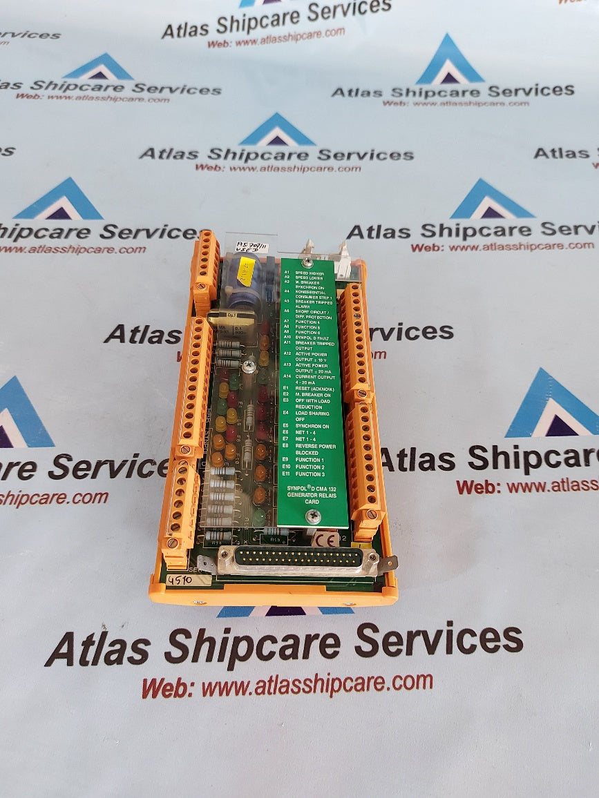 Abb Synpol D CMA 132 3DDE 300 412 Generator Relay Terminal Board