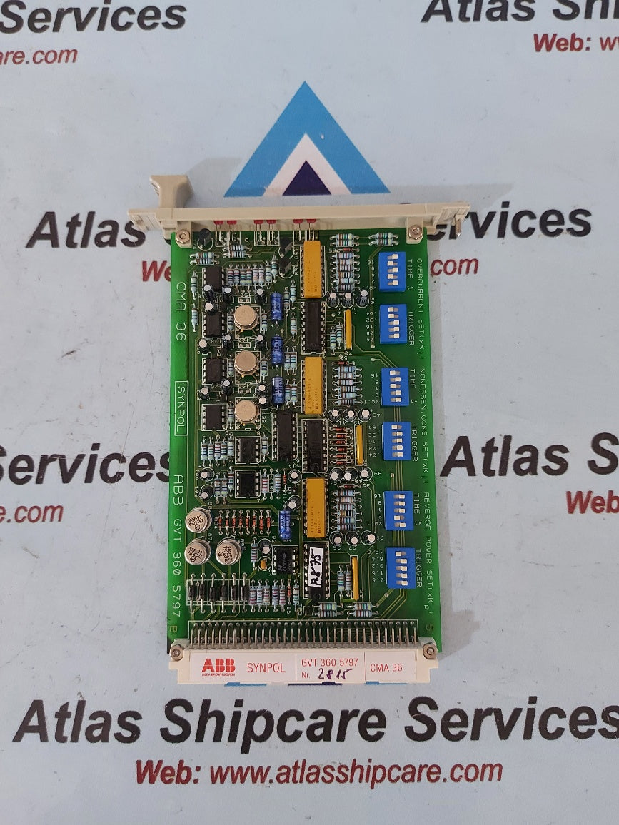 Abb Synpol GVT 360 5797 CMA 36 Pcb Card