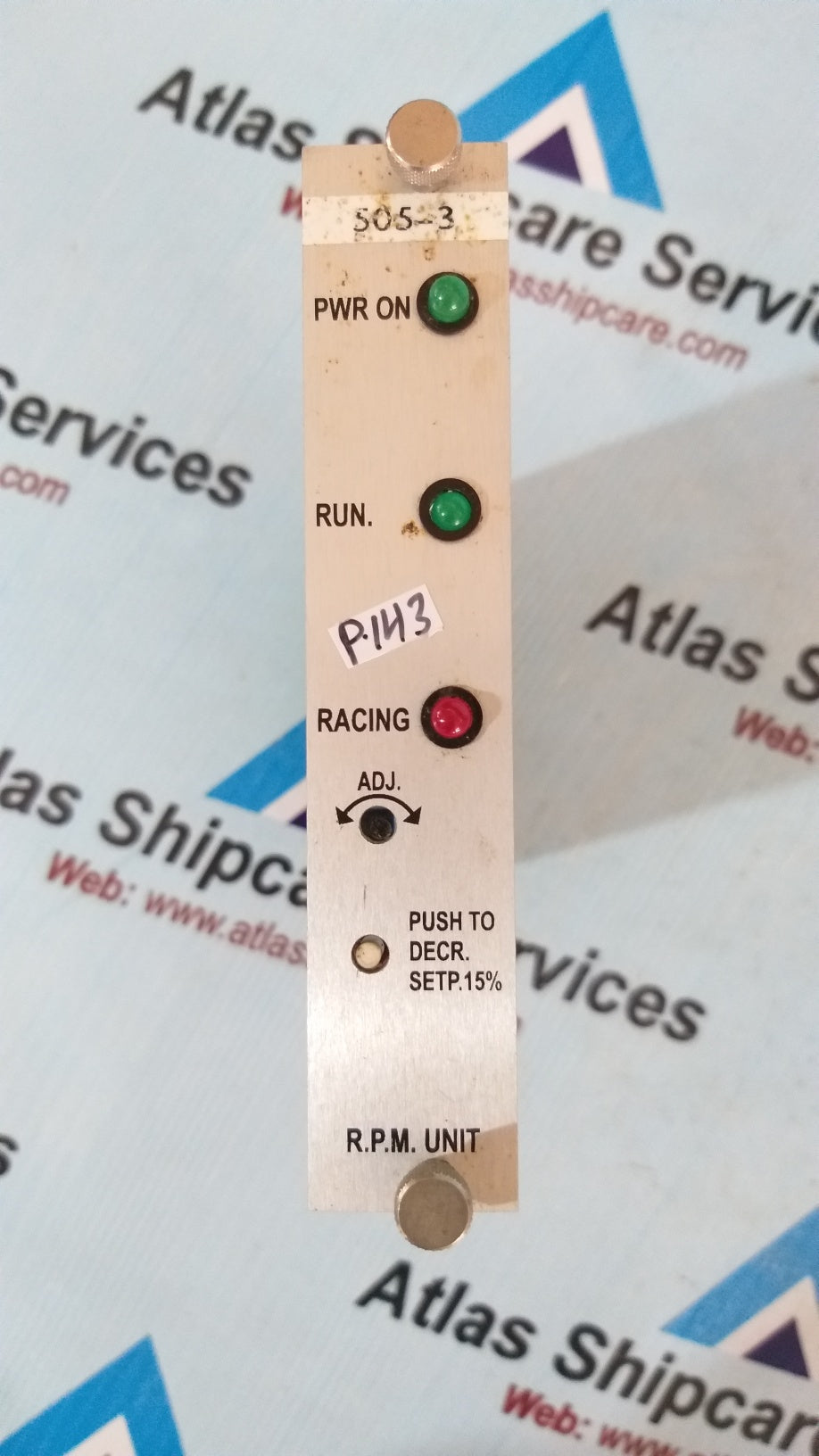 Auto-Maskin 505-3 R.P.M. Unit Pcb Card