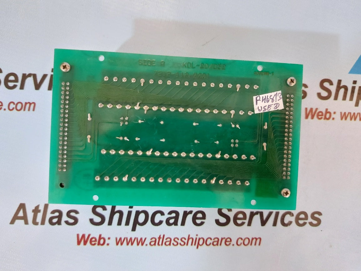 Autronica KDL-20/D32 7212-112.0001 Pcb Card