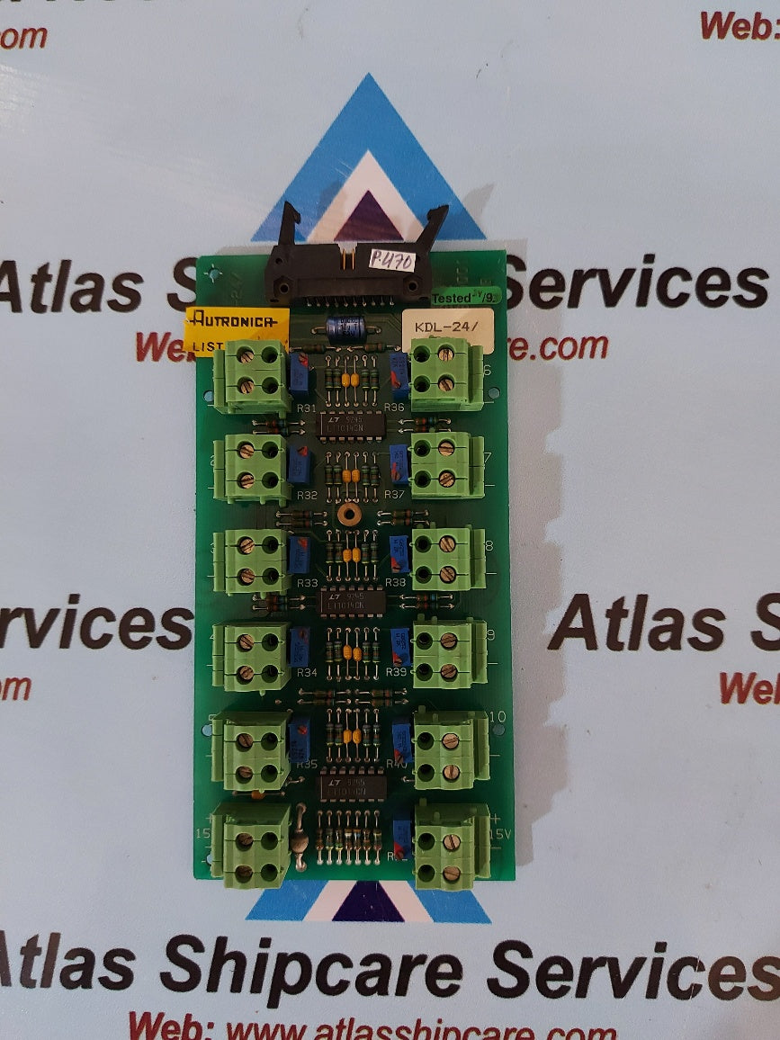 Autronica KDL-24/R1 7212-133.0001 Pcb Card