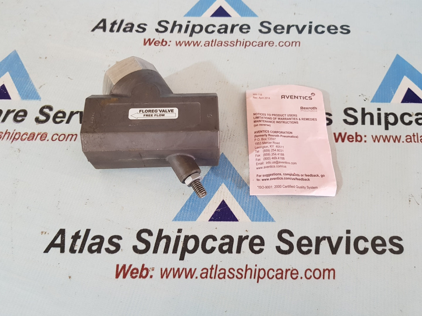 Aventics R431003552 Pneumatic Flow Control Valve H546