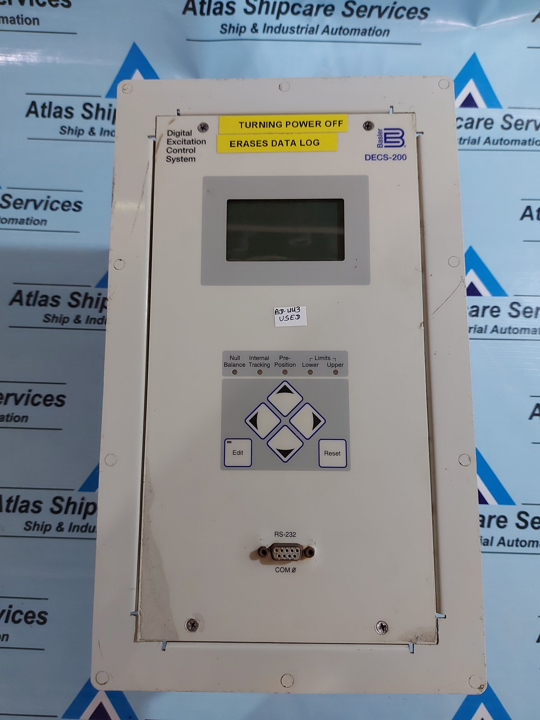 BASLER DECS-200 DIGITAL EXCITATION CONTROL SYSTEM – Atlas Shipcare Services