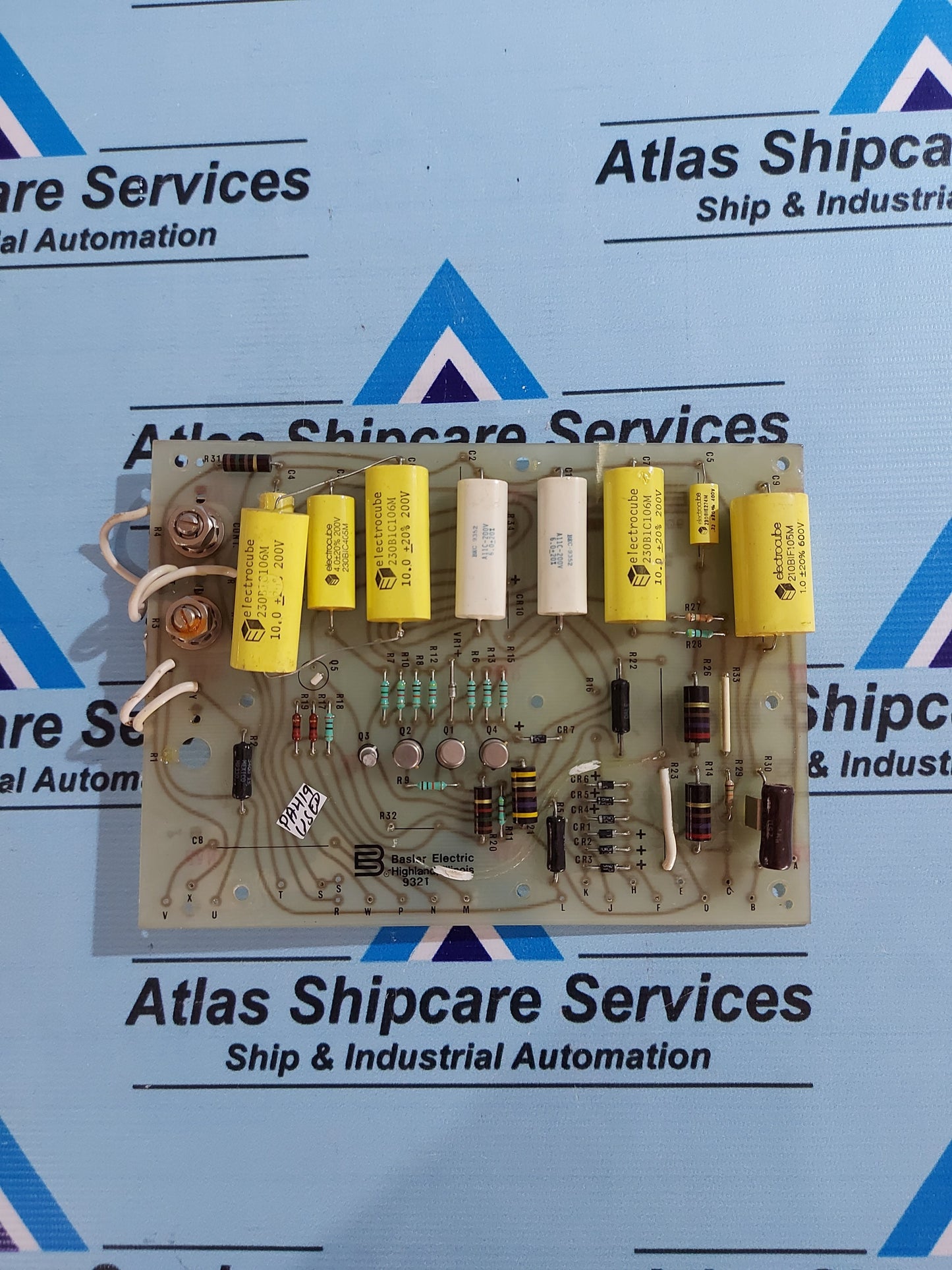 BASLER ELECTRIC 90 17709 112 STATIC VOLTAGE REGULATOR CONTROL BOARD