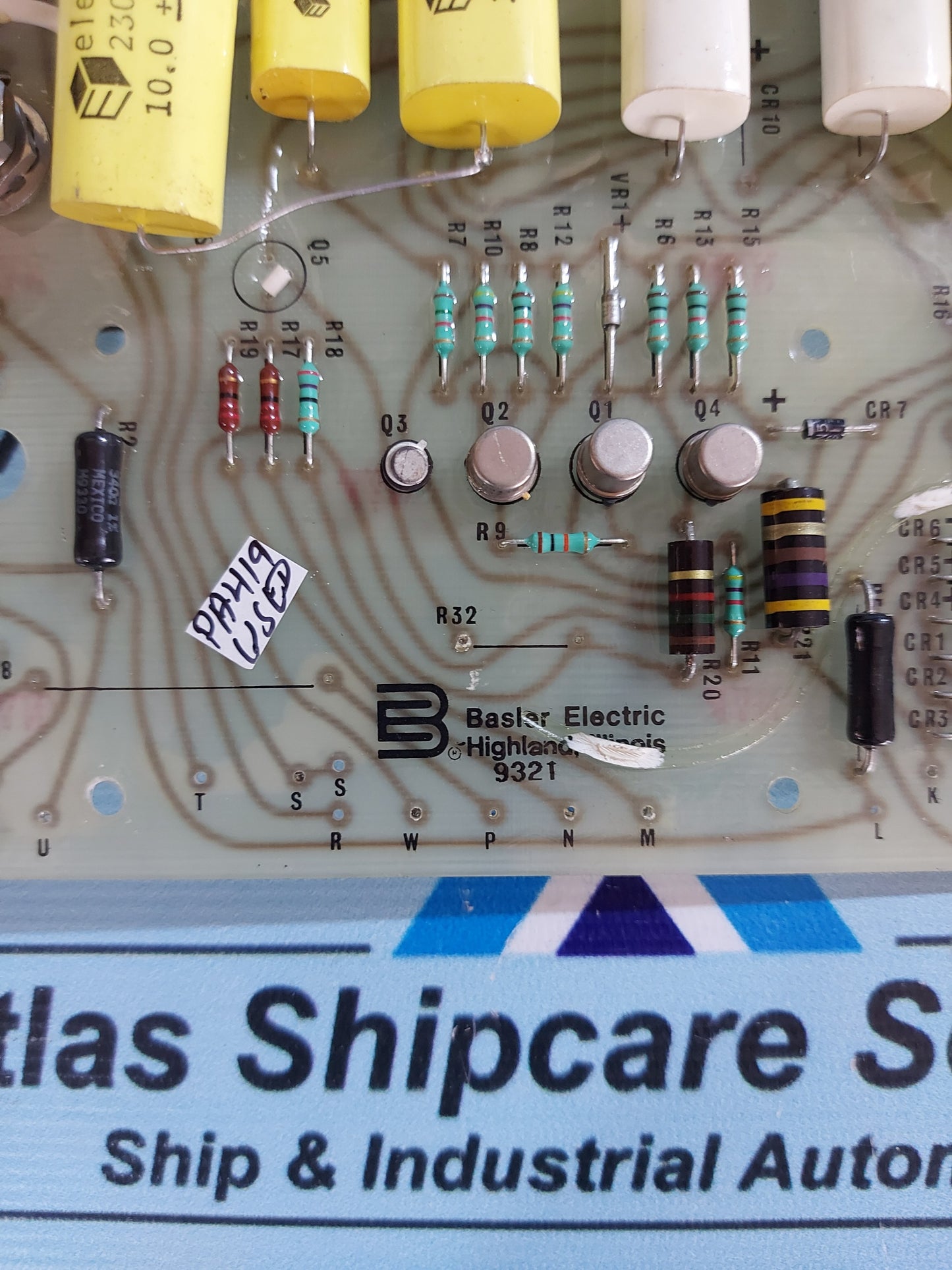 BASLER ELECTRIC 90 17709 112 STATIC VOLTAGE REGULATOR CONTROL BOARD