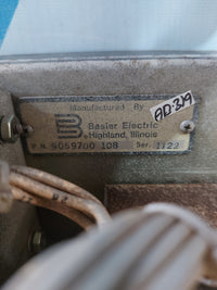 BASLER ELECTRIC 905970-104 REV.M VOLTAGE REGULATOR