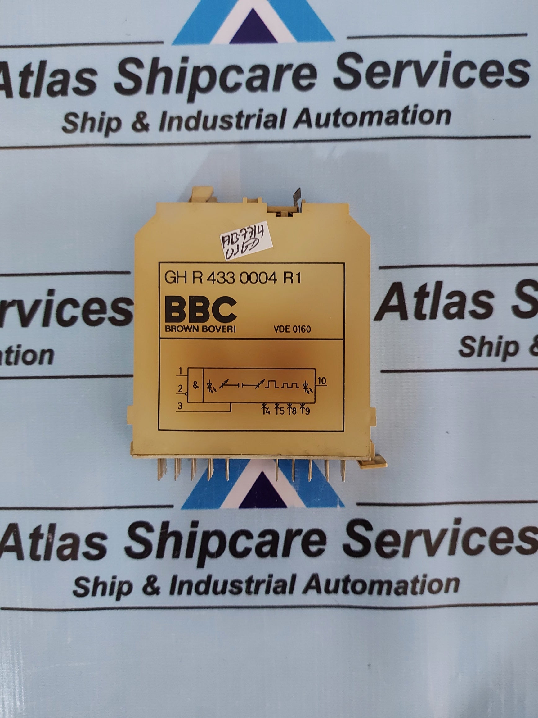 BBC BROWN BOVERI GH R 433 0004 R1 RELAY MODULE – Atlas Shipcare Services