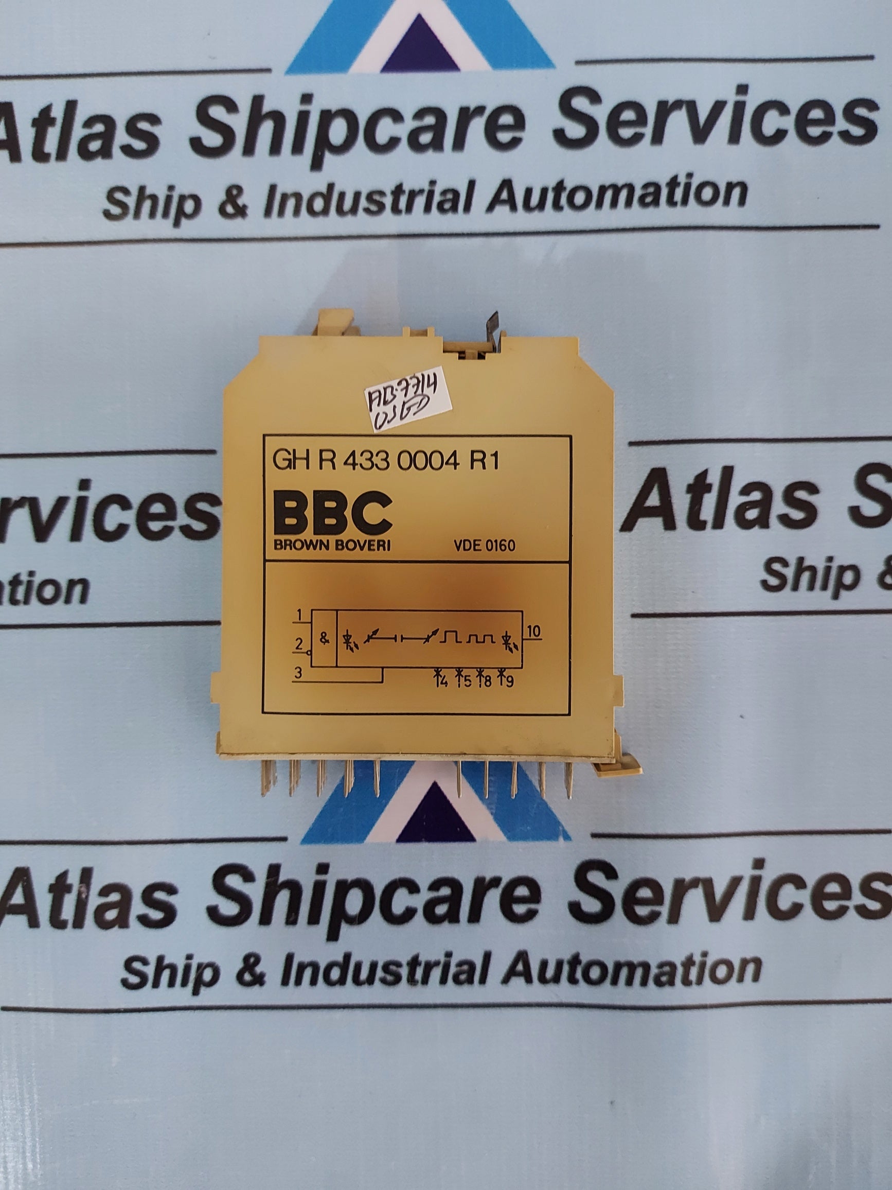 BBC BROWN BOVERI GH R 433 0004 R1 RELAY MODULE