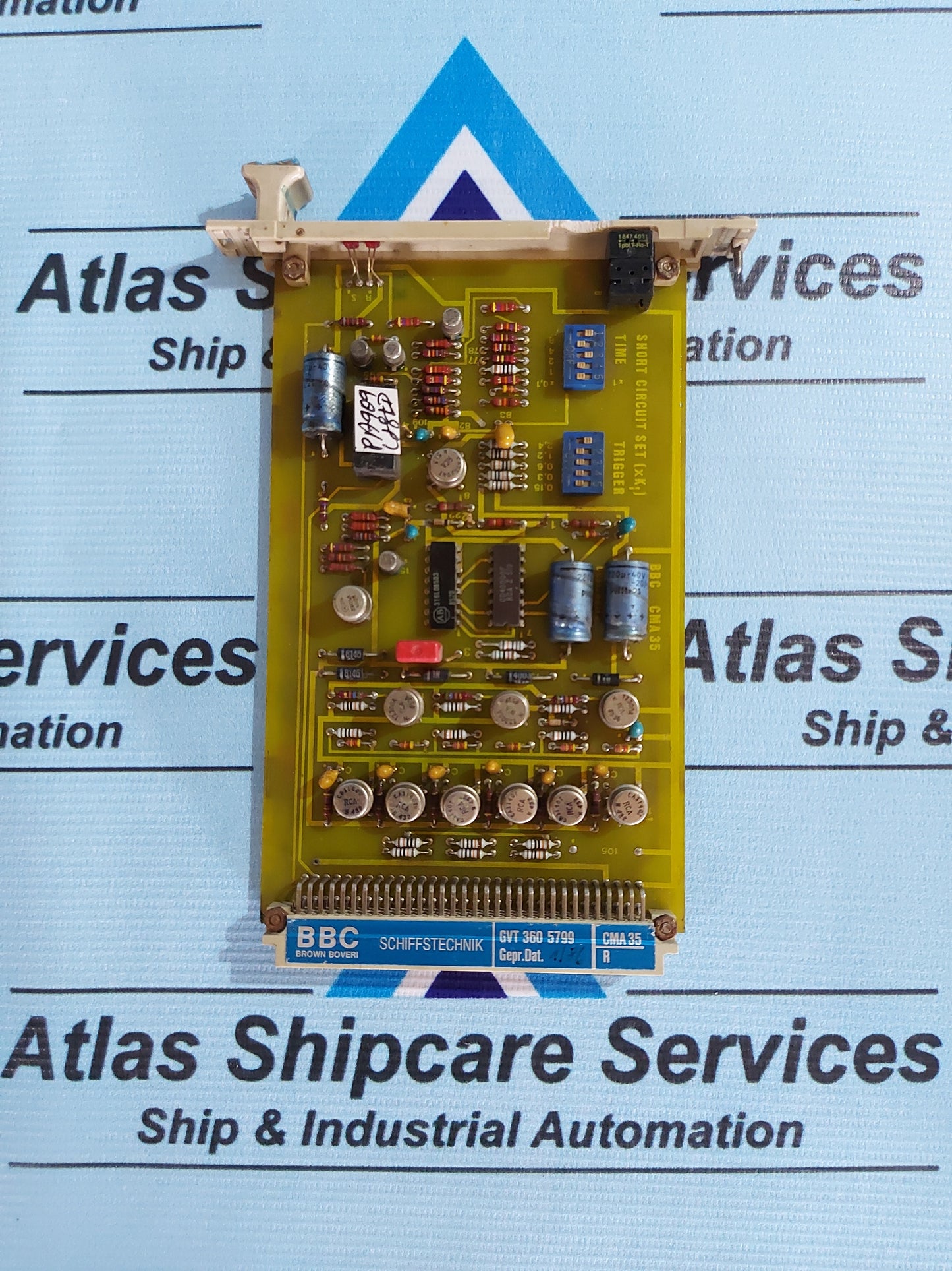 BBC CMA 35 GVT 360 5799 SHORT CIRCUIT CARD