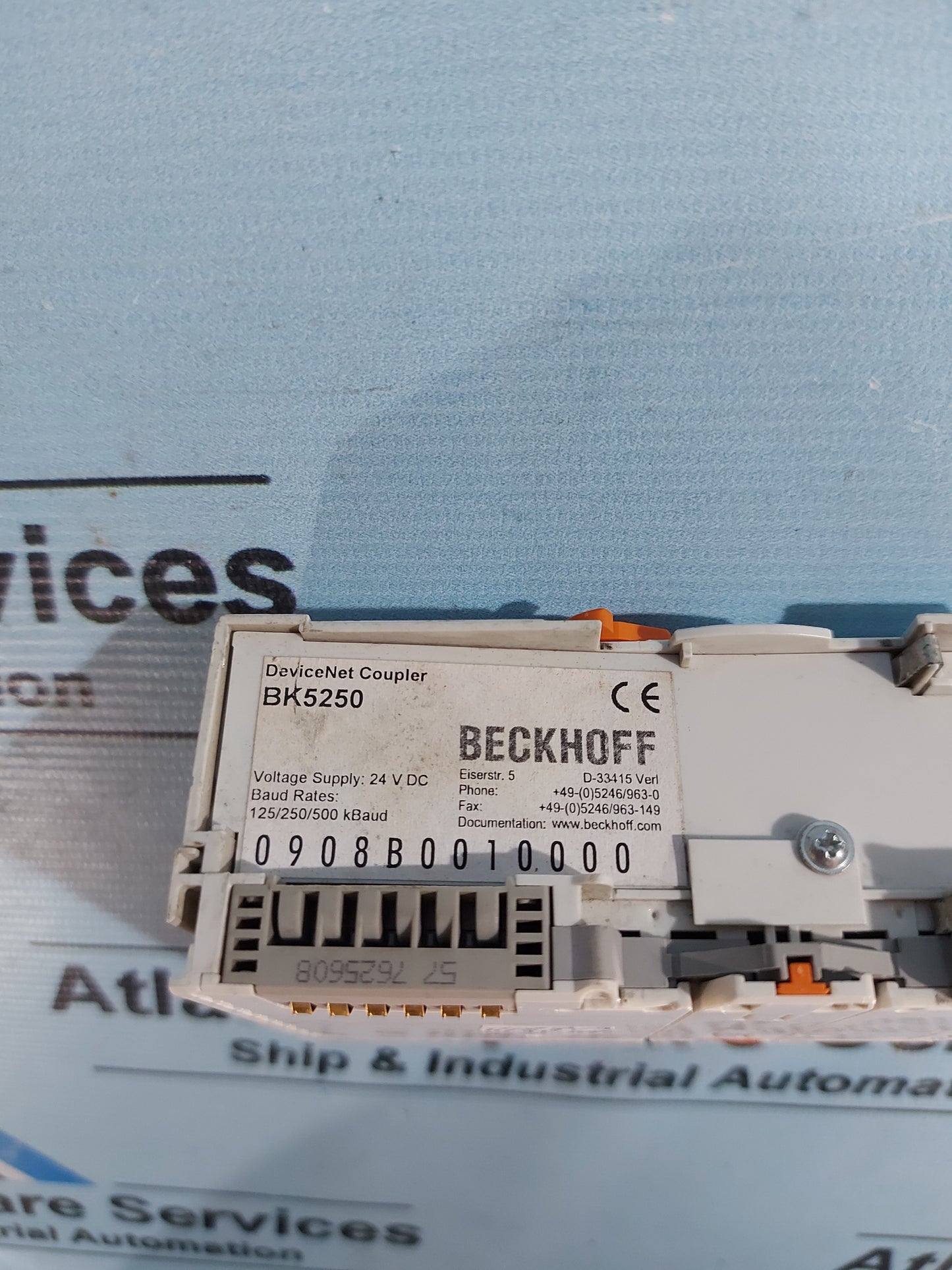 BECKHOFF BK5250 DEVICENET COMPACT BUS COUPLER