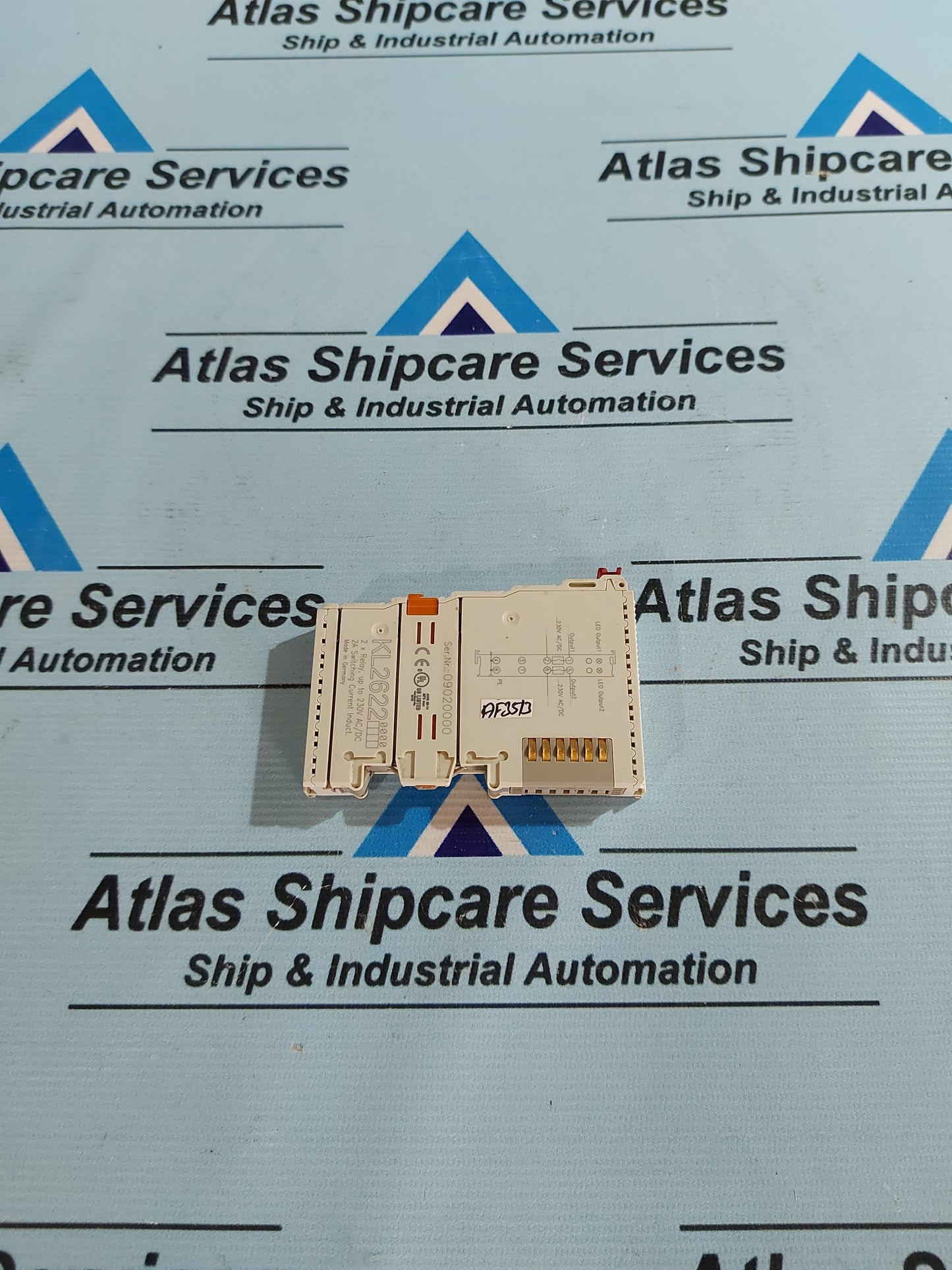 BECKHOFF KL2622 BUS TERMINAL 2-CHANNEL RELAY OUTPUT 230V AC/DC