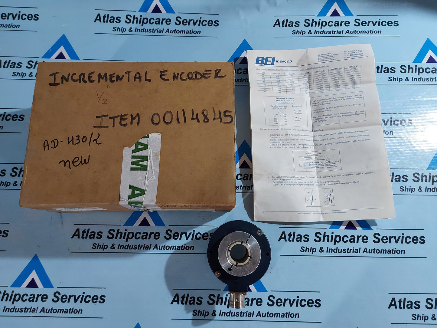 BEI IDEACOD GHU925-1024-014 ROTARY ENCODER