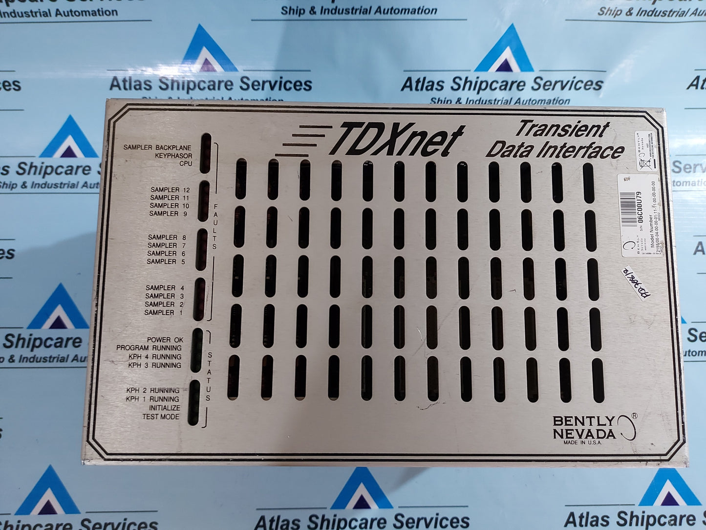 BENTLY NEVADA 2155/00 TDXNET TRANSIENT DATA INTERFACE