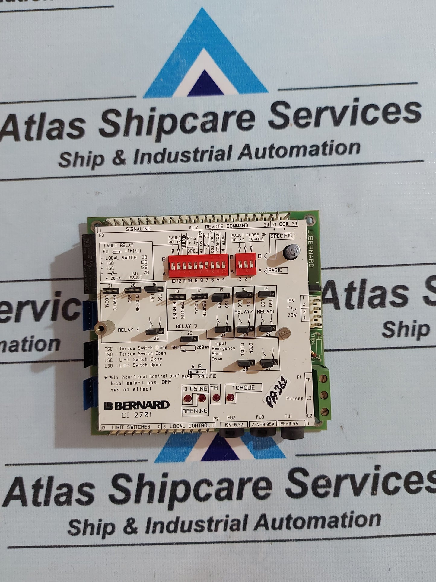 BERNARD CI 2701 ACTUATOR CIRCUIT BOARD