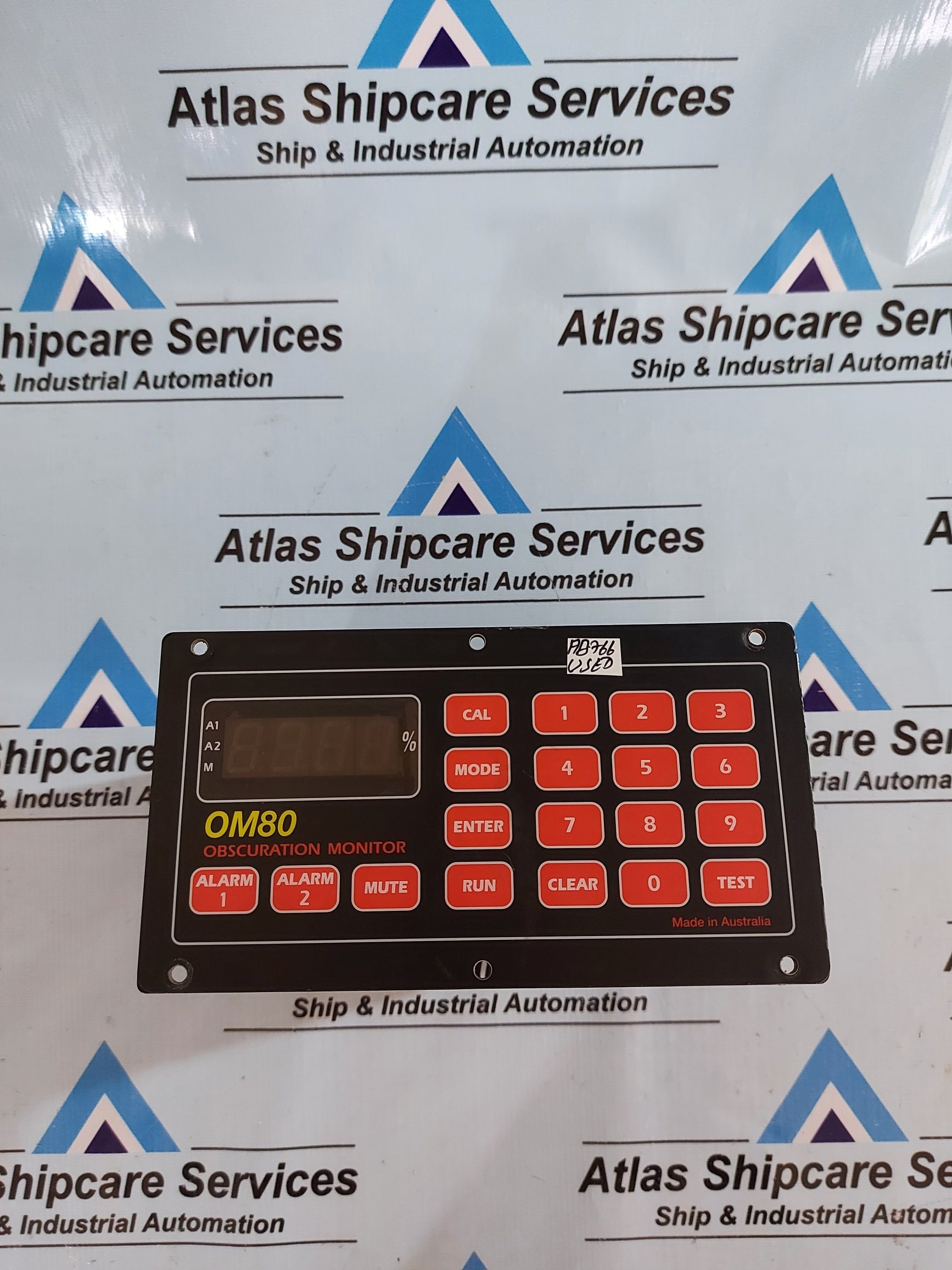 BHO OM80 OBSCURATION MONITOR TYPE Om80 RL 8.4 STACK MONITOR