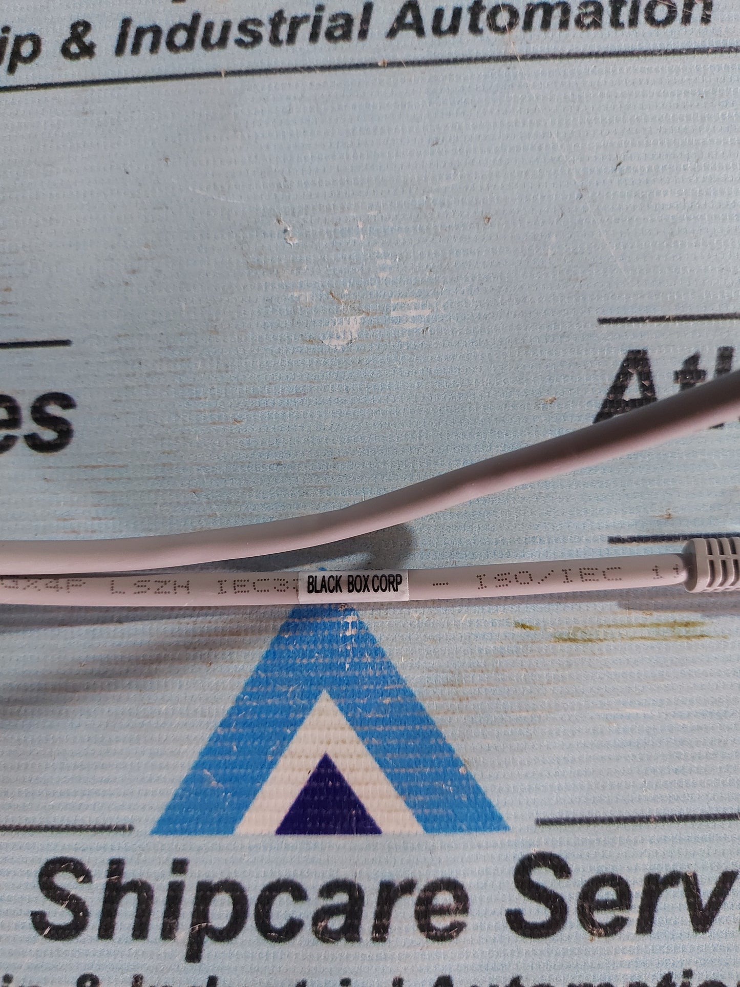 BLACK BOX EVE530-01M CAT5E PATCH CABLE F/UTP LSZH,GRAY