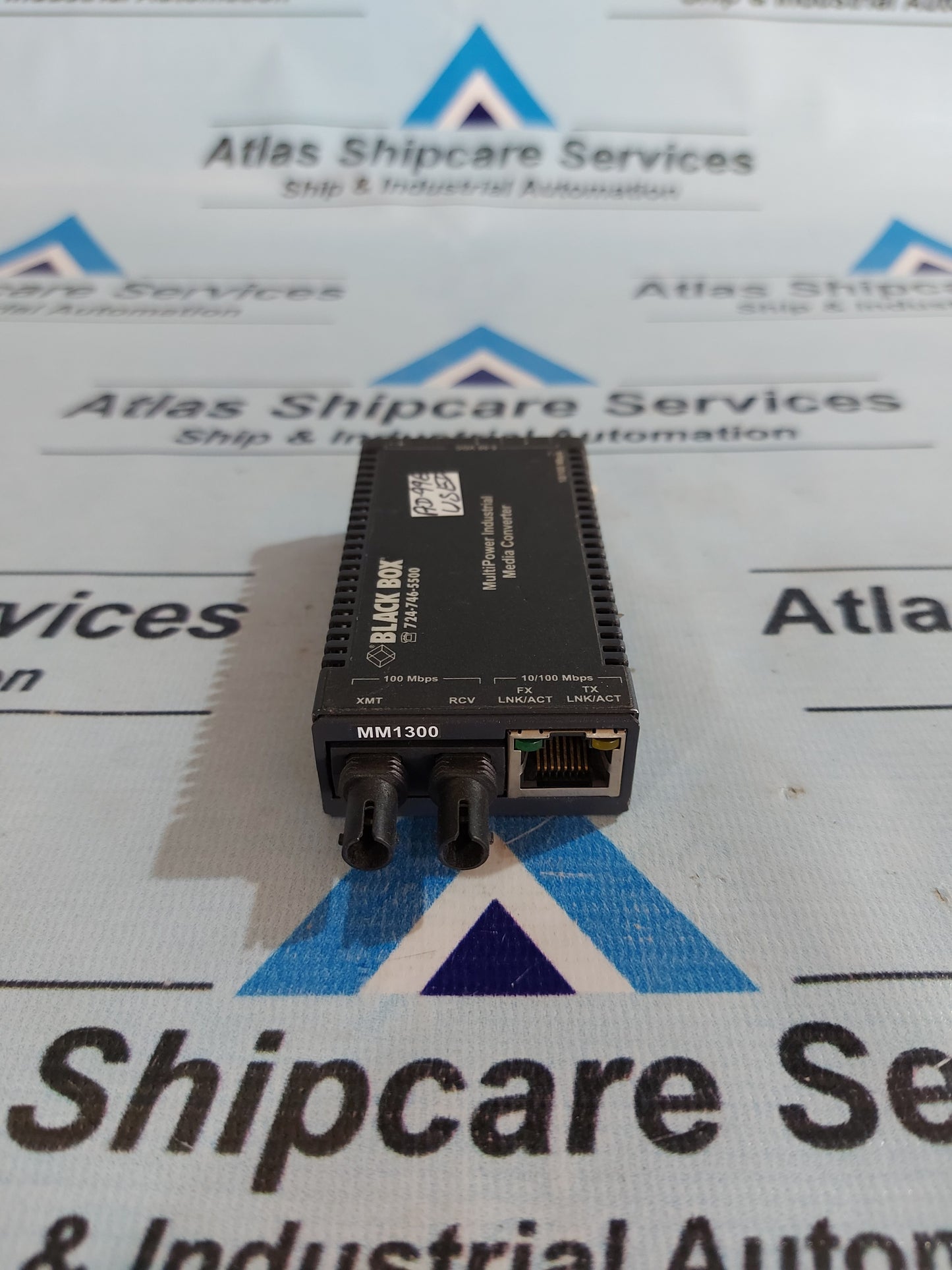 BLACK BOX LIC022A-R2 MULTIPOWER INDUSTRIAL MEDIA CONVERTER