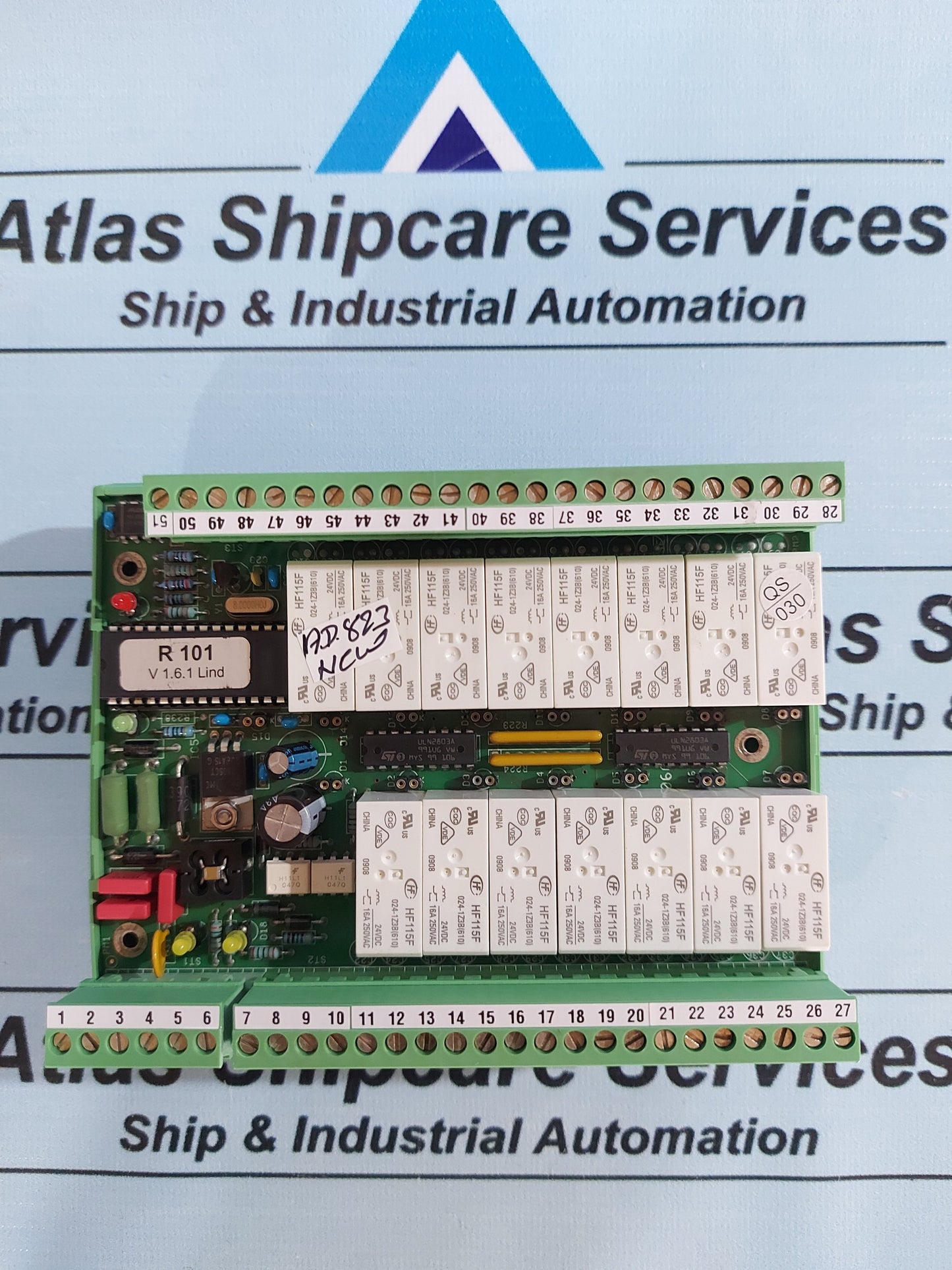 BONING AHD-R101 RELAY STATION 15 RELAYS AND SERIAL CONTROL