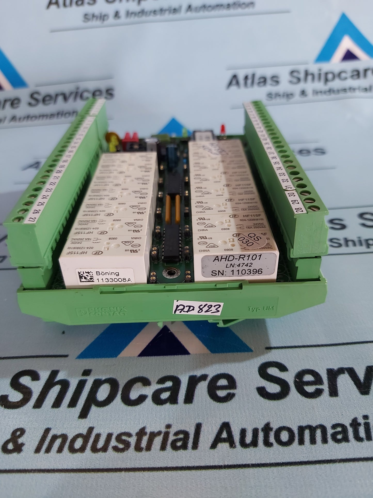 BONING AHD-R101 RELAY STATION 15 RELAYS AND SERIAL CONTROL