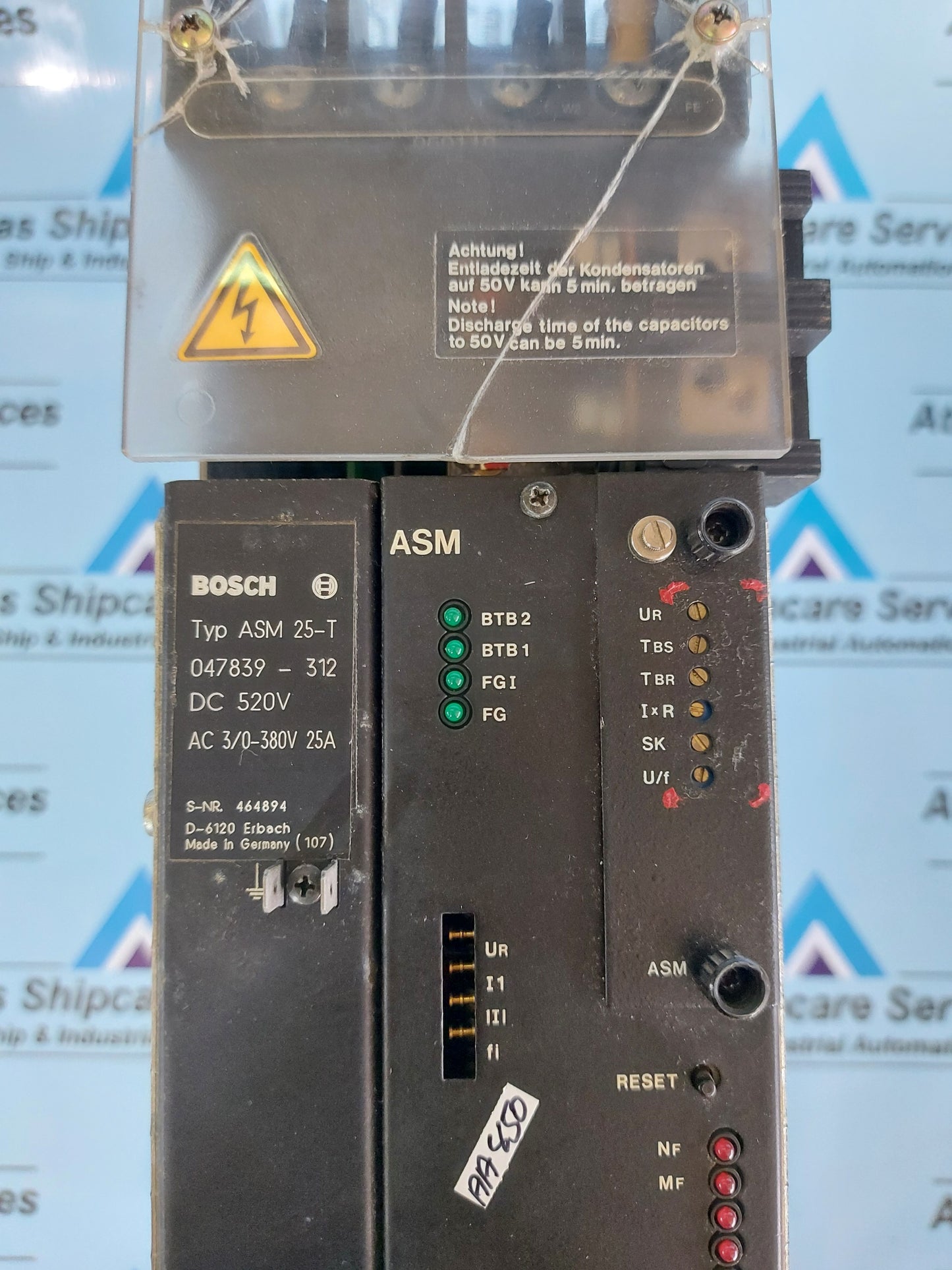 BOSCH ASM 25-T 047839-312 SERVO DRIVE