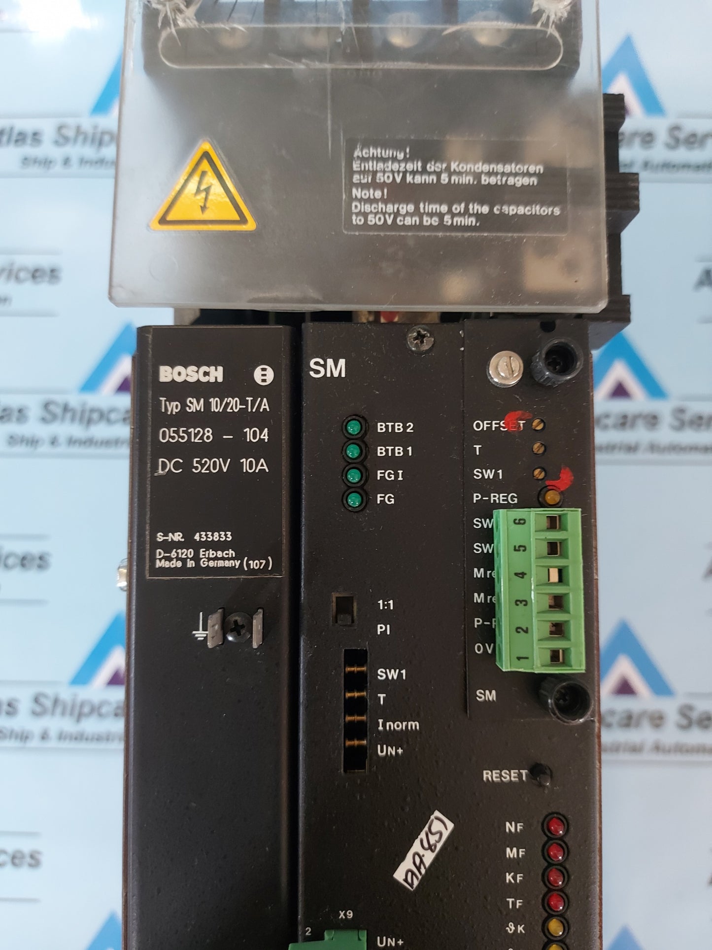 BOSCH SM 10/20-T/A 055128-104 SERVO MODULE