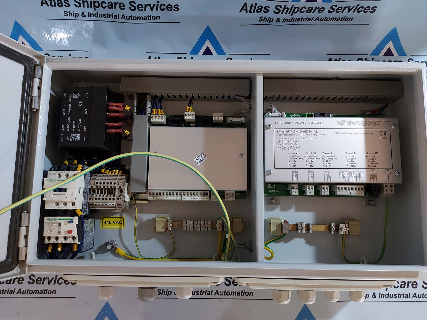 BRANNSTROM CLEANTRACK 1000 B OIL DISCHARGE MONITOR CONVERTING UNIT