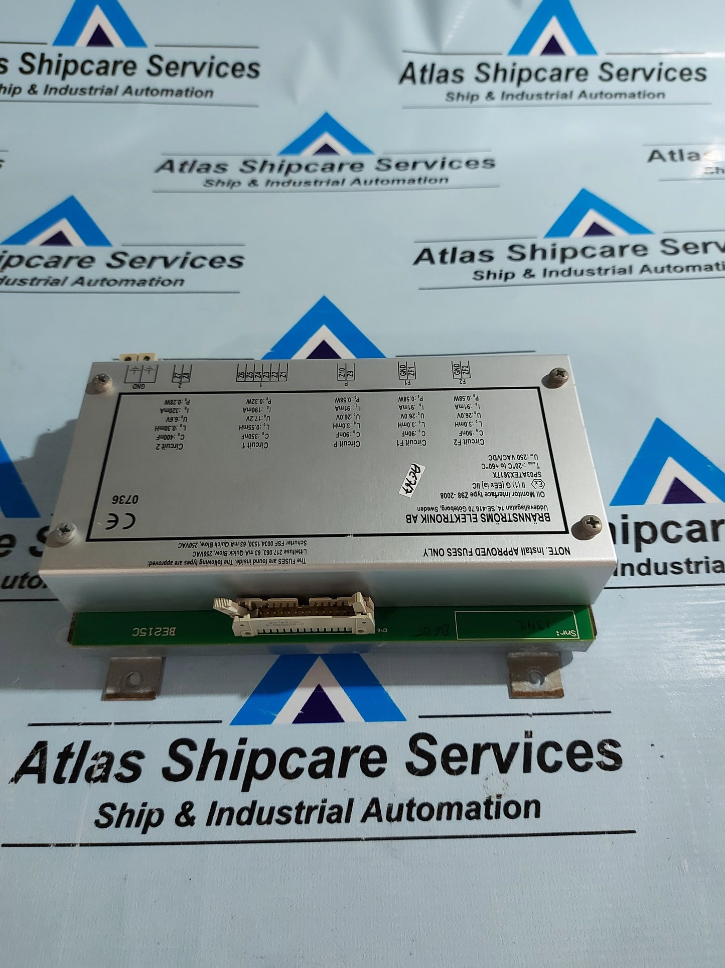 BRANNSTROMS OIL MONITOR INTERFACE TYPE X98-2008