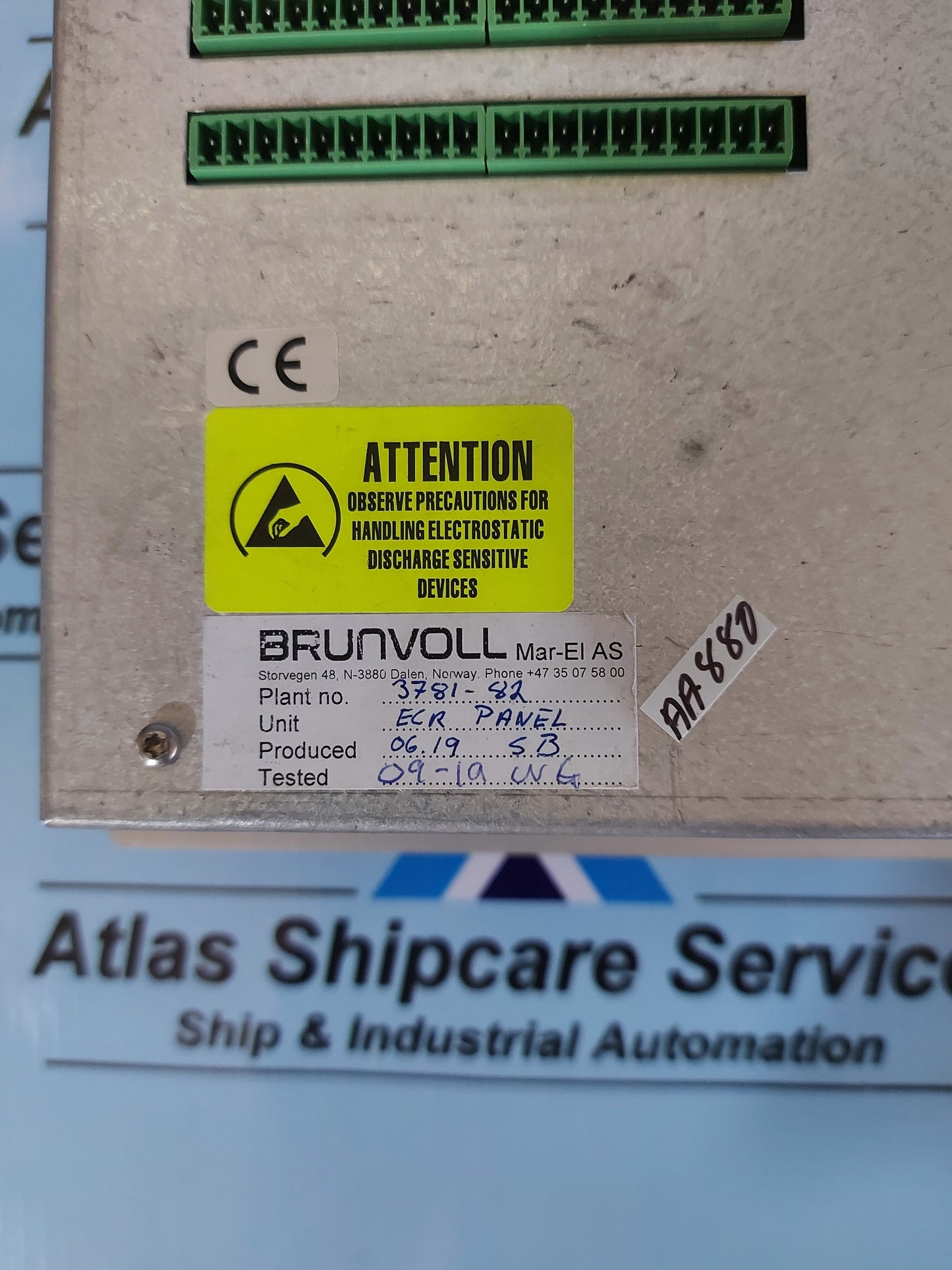 BRUNVOLL MAR-EL AS 3781-802 ECR PANEL