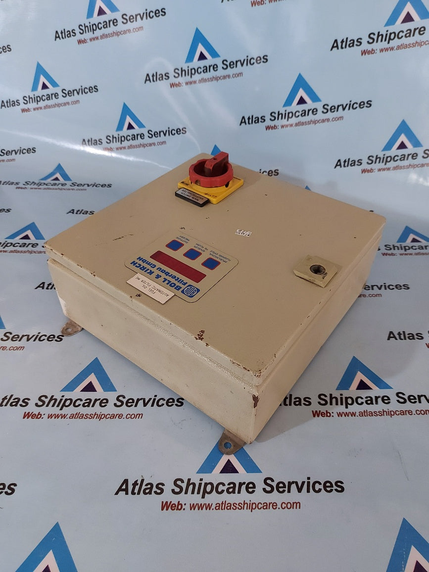 Boll &amp; Kirch Fuel Oil Automatic Filter Controller