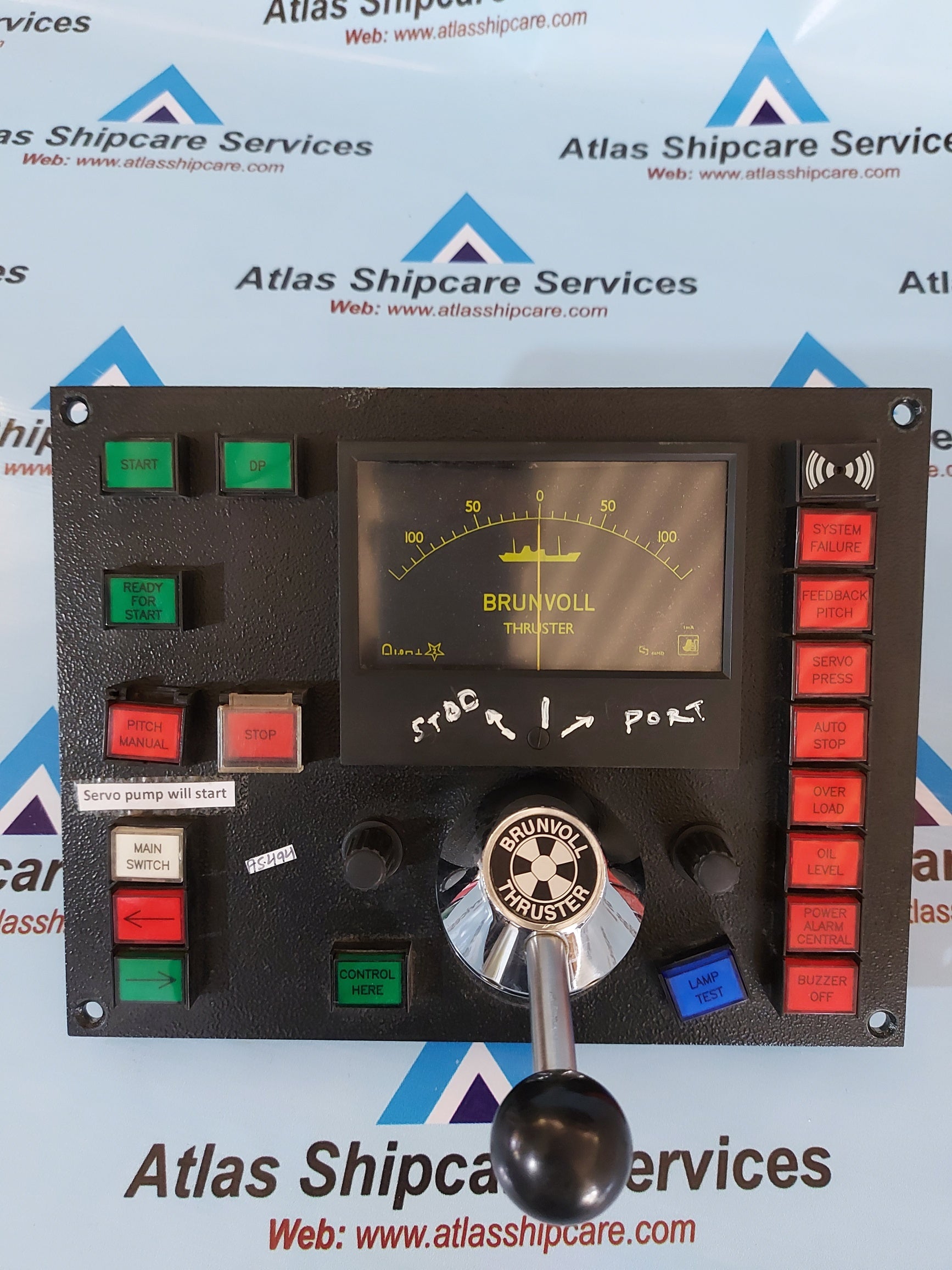 Remote Control Monitor Base Brunvoll Thruster Remote Control & Monitoring System – Atlas Shipcare ...