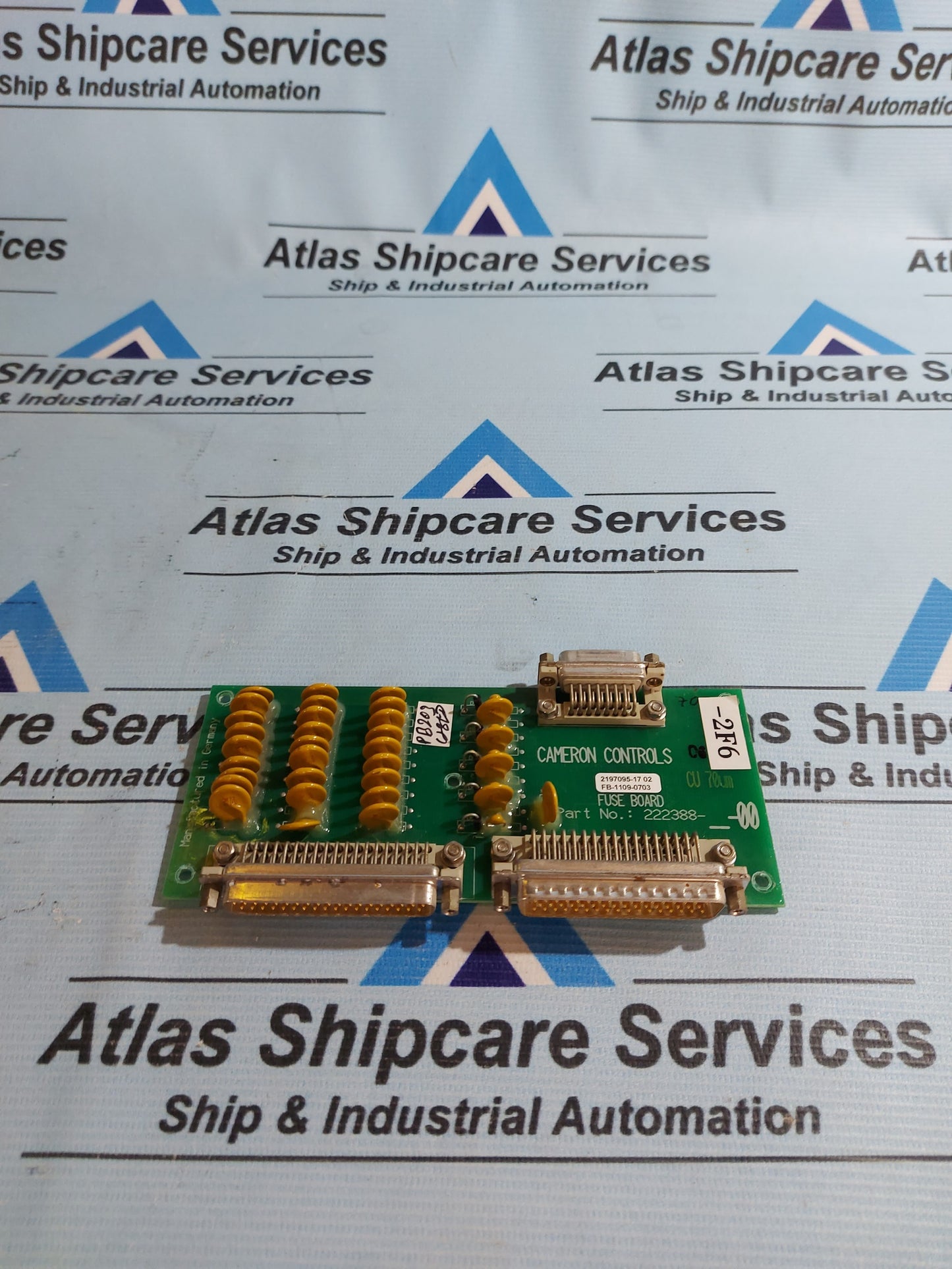 CAMERON CONTROLS 2197095-17 02 FUSE BOARD